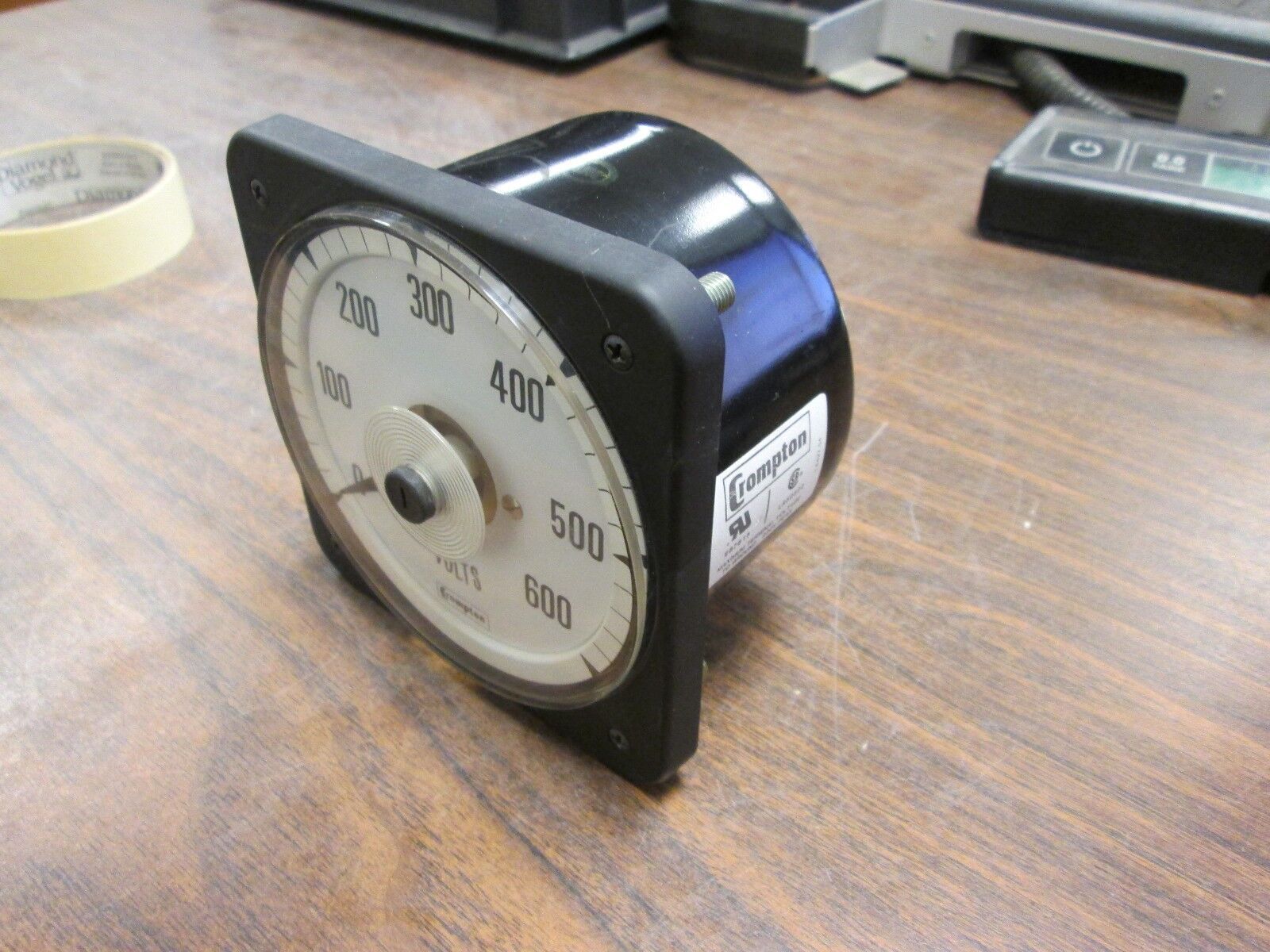 Crompton AC Voltmeter 077-05GA-RSSJ-C6 0/250VAC Range:0-600V Used