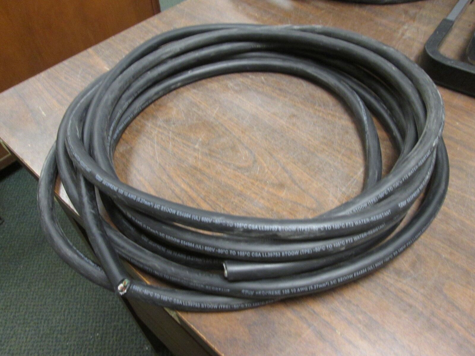 CCI 3 Conductor Wire E54864 10AWG CU Approx. 25.5 ft Used