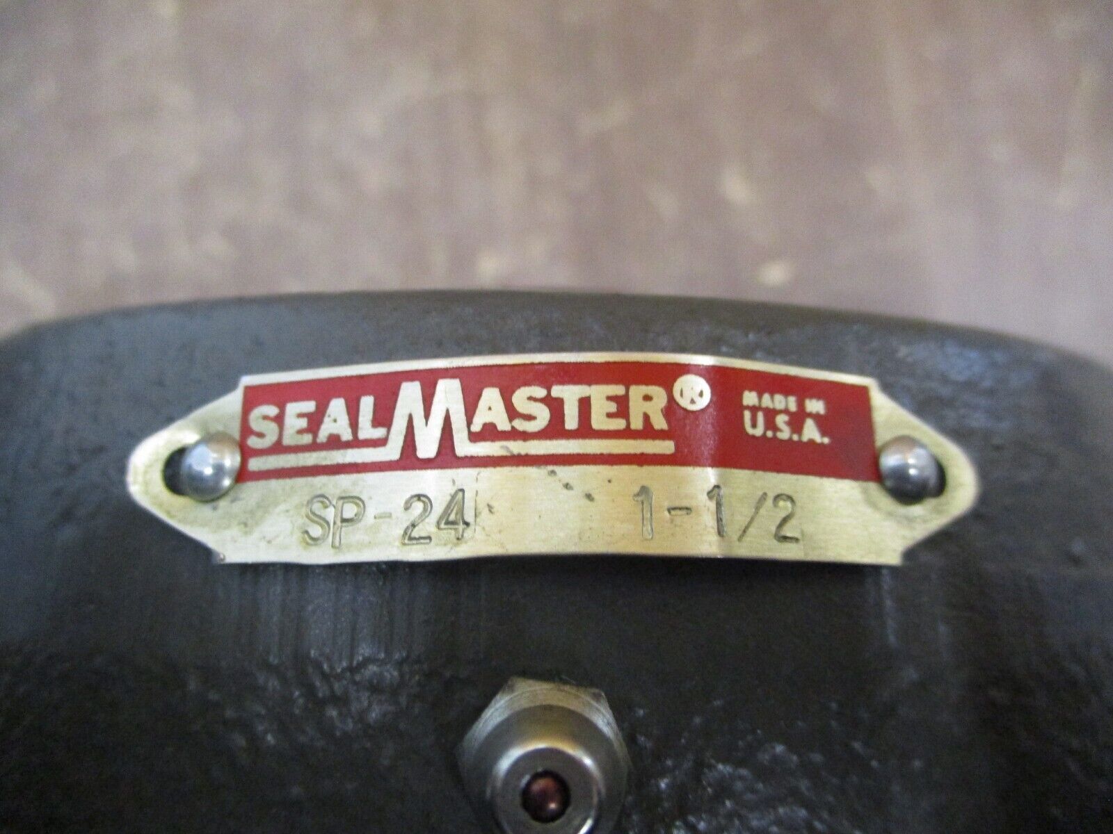SealMaster Pillow Block Bearing SP 24 1-1/2" Used