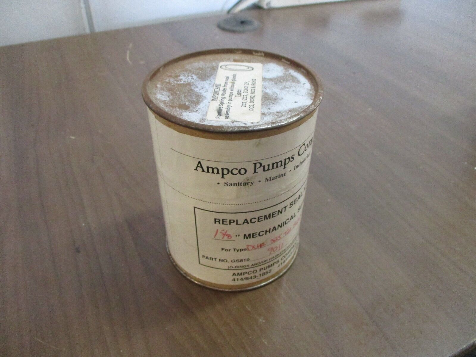 Ampco Replacement Seal Kit GS8109011 1⅝" Mechanical Seal New Surplus