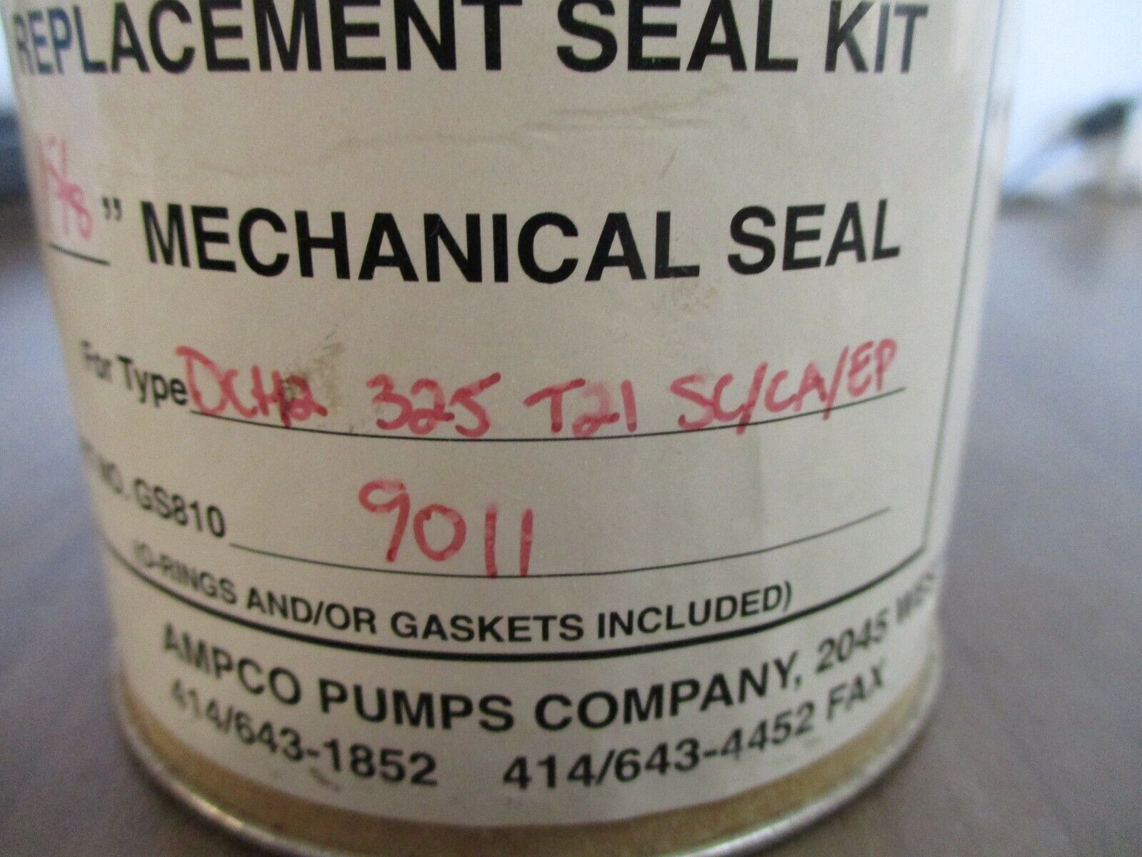 Ampco Replacement Seal Kit GS8109011 1⅝" Mechanical Seal New Surplus