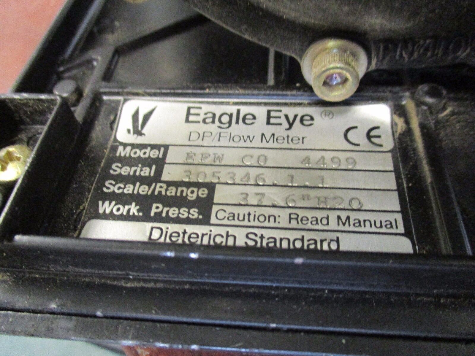 Dieterich Standard Eagle Eye DP/Flow Meter EFWC04499 Used