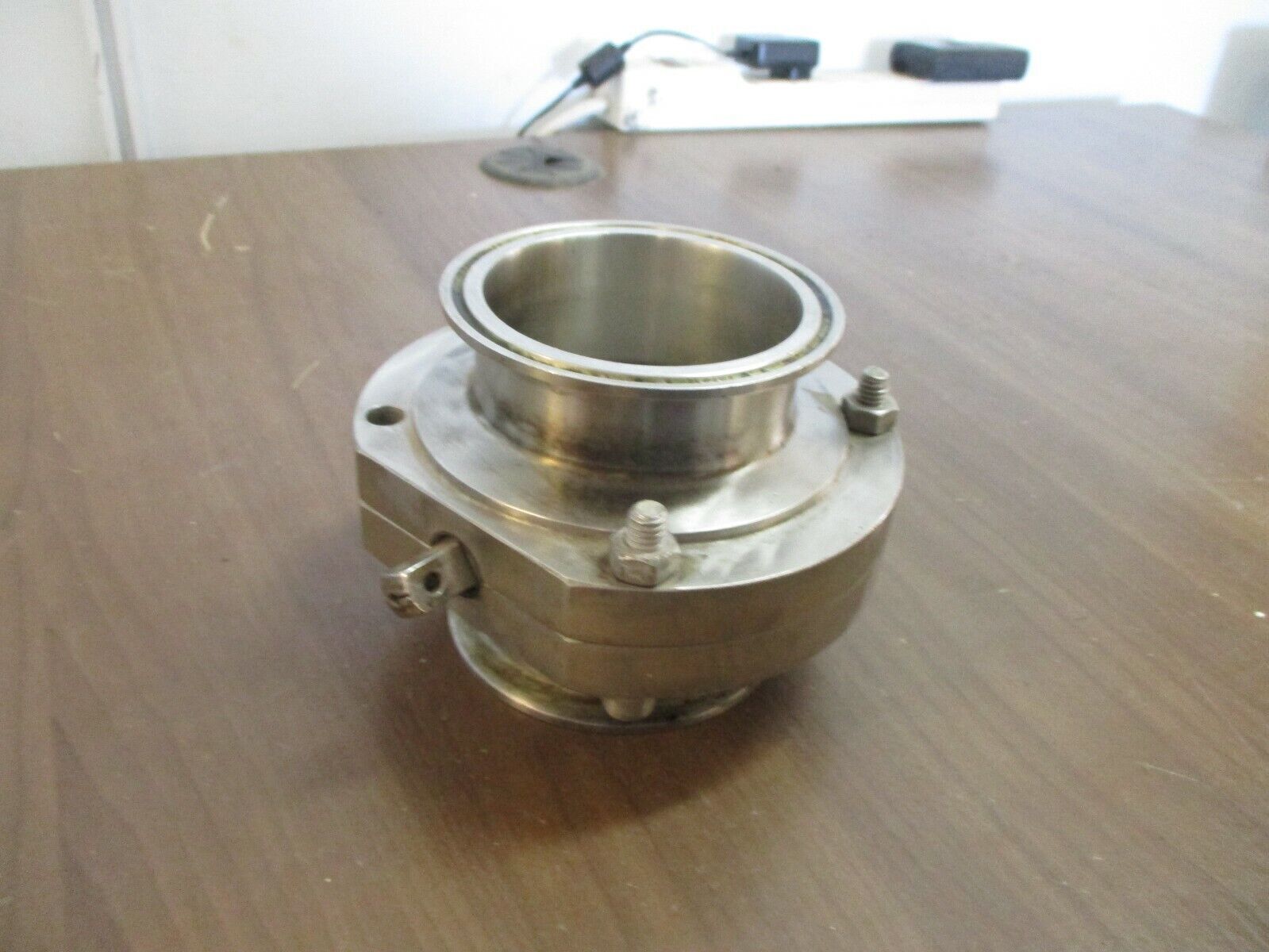 Misc. Brand Stainless Steel Butterfly Valve Size: 3" *No Handle* New Surplus