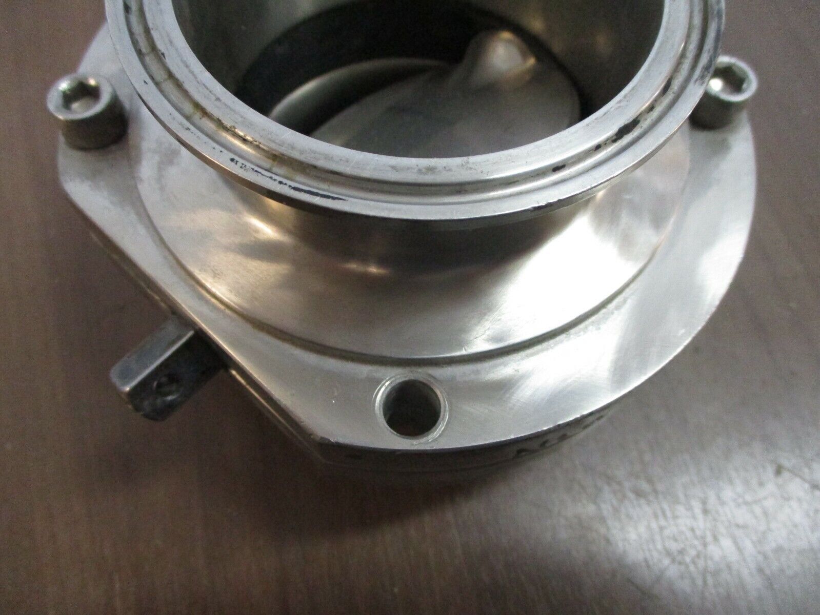 Misc. Brand Stainless Steel Butterfly Valve Size: 3" *No Handle* New Surplus