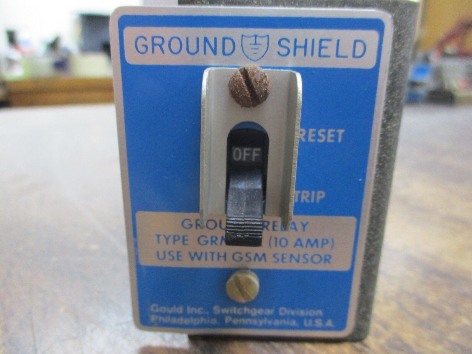 ITE Type GRM-NC Ground Shield Ground Relay 202E0413 250VAC 50VDC Used