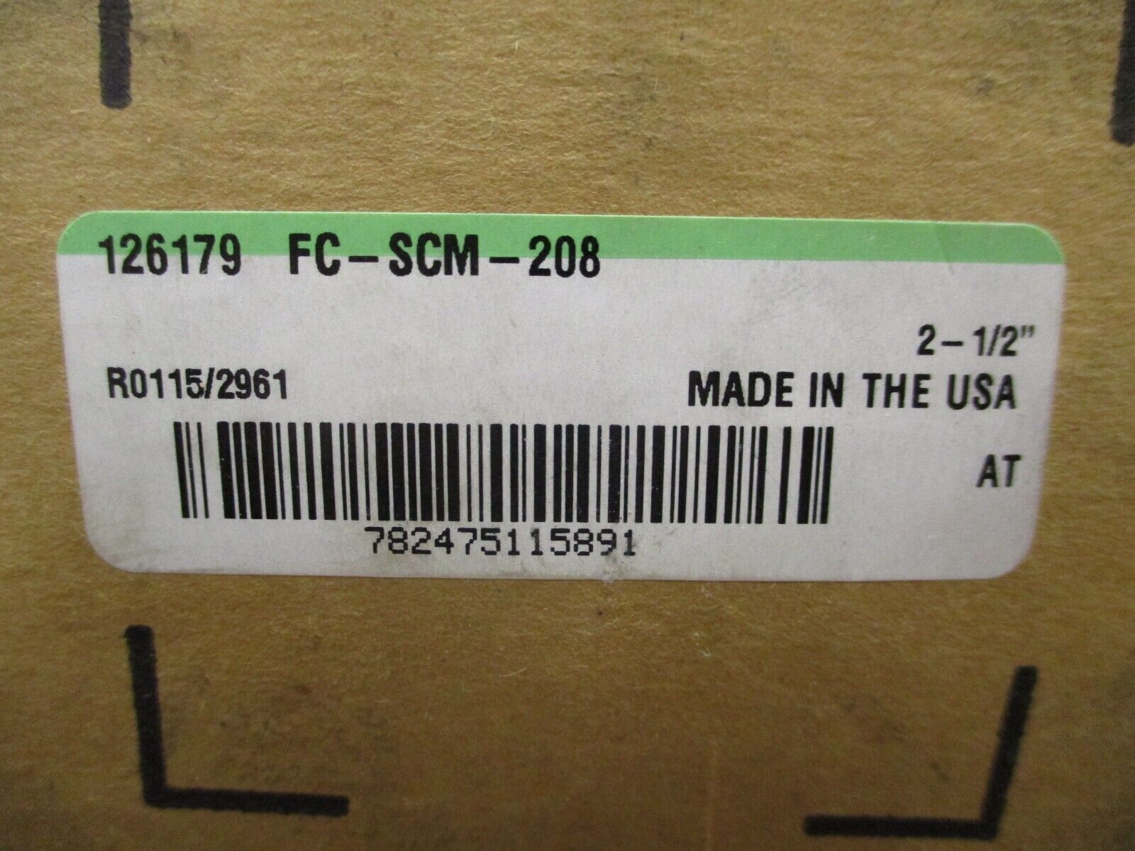 Dodge Flange Bearing 126179 FC-SCM-208 2-1/2" New Surplus