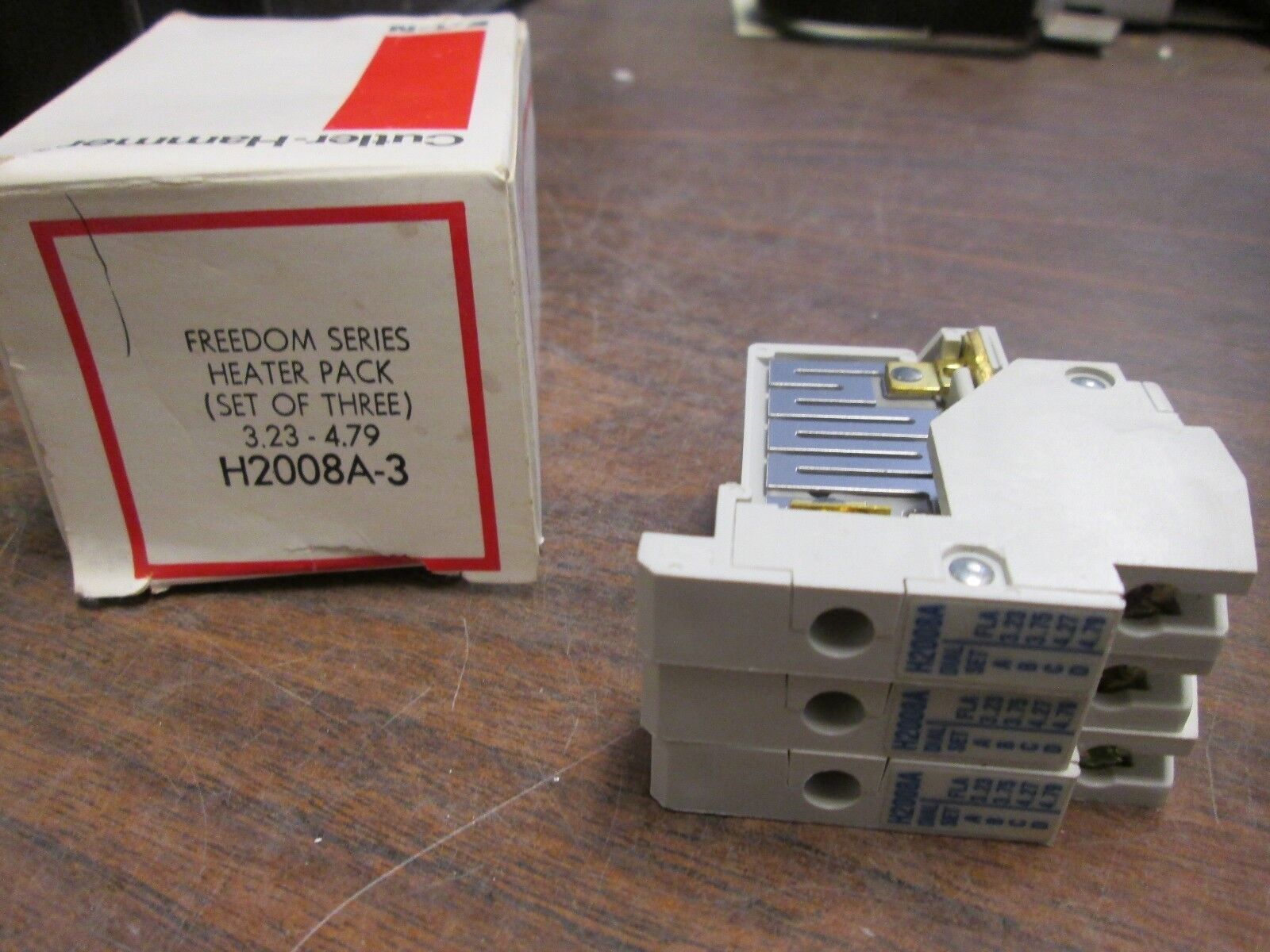 Cutler-Hammer Heater Pack H2008A-3 Set of 3 New Surplus