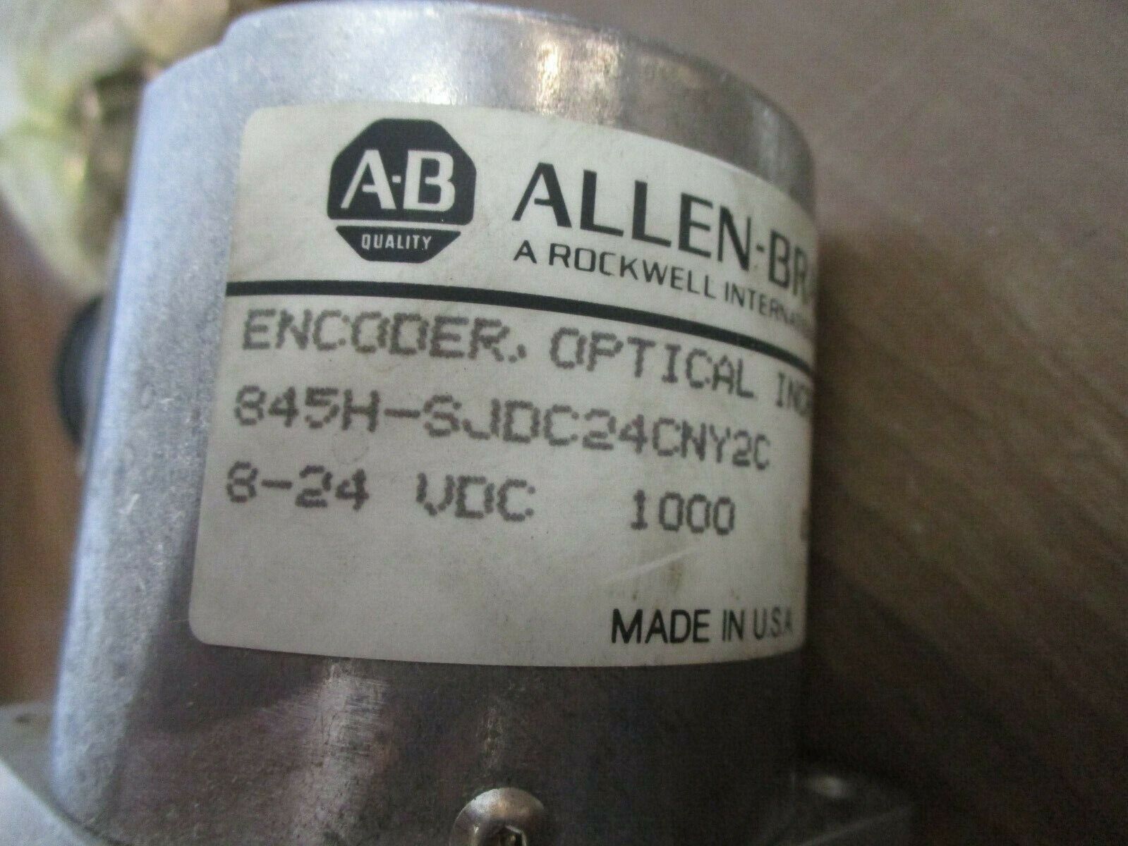 Allen-Bradley Optical Incremental Encoder 845H-SJDC24CNY2C Ser. B 8-24VDC