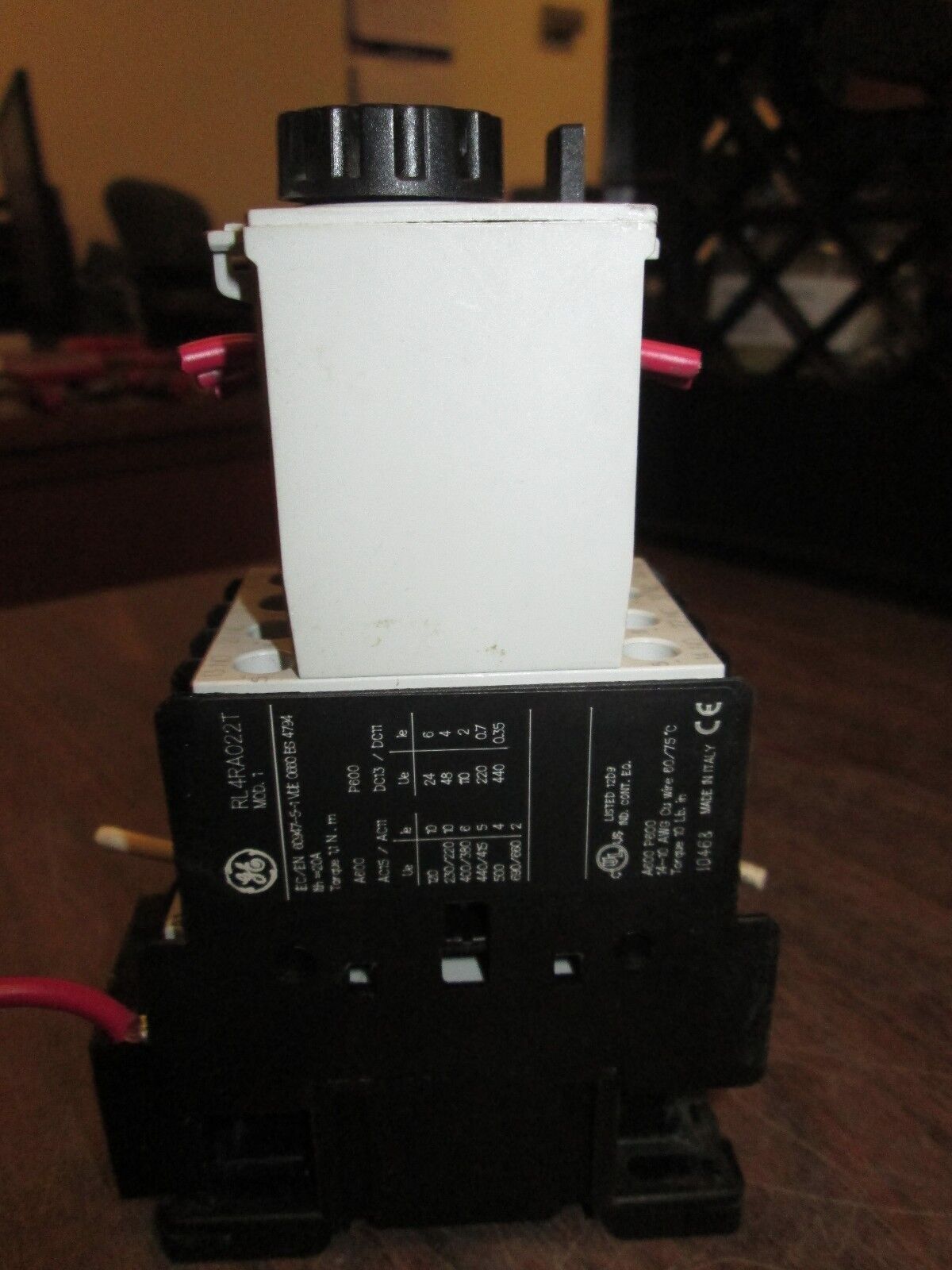 GE Contactor RL4RA022T BTLF60D BSLR2K 120V Coil Used