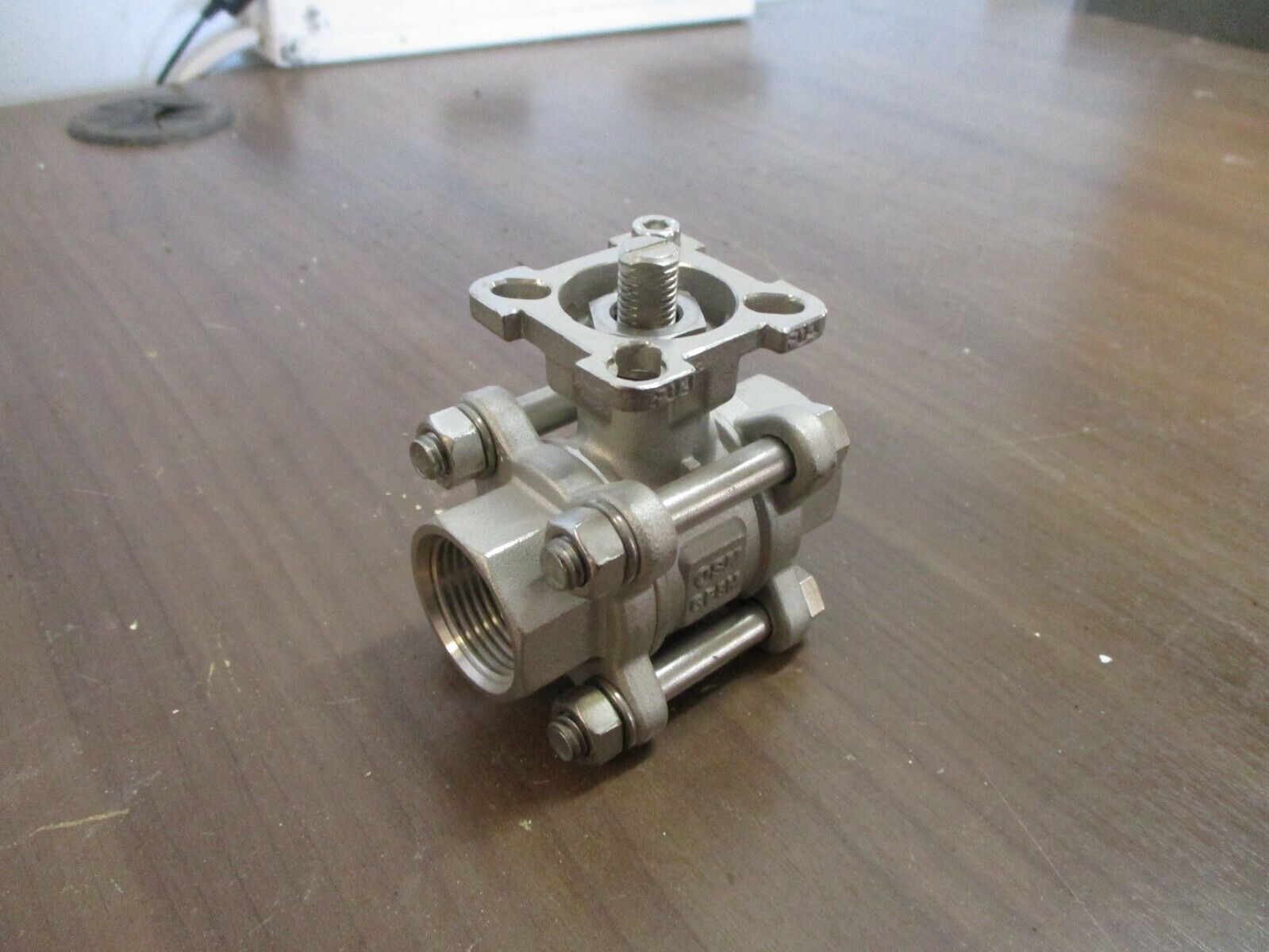 QSM Stainless Steel Ball Valve Size: 3/4" 1000 WOG *No Handle* Used