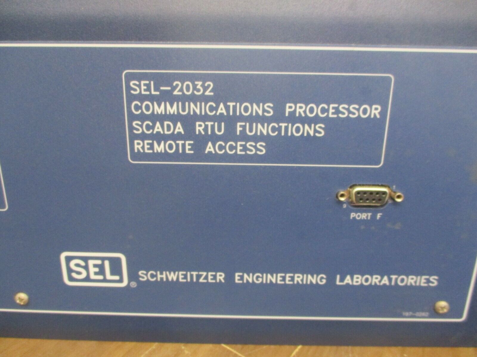 SEL Model SEL-2032 Communications Processor 203233X30XG3XX Scada RTU Functions