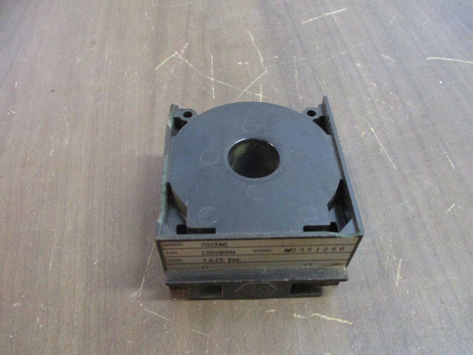 Agastat Timer Coil 7022AC 120V@60Hz Used