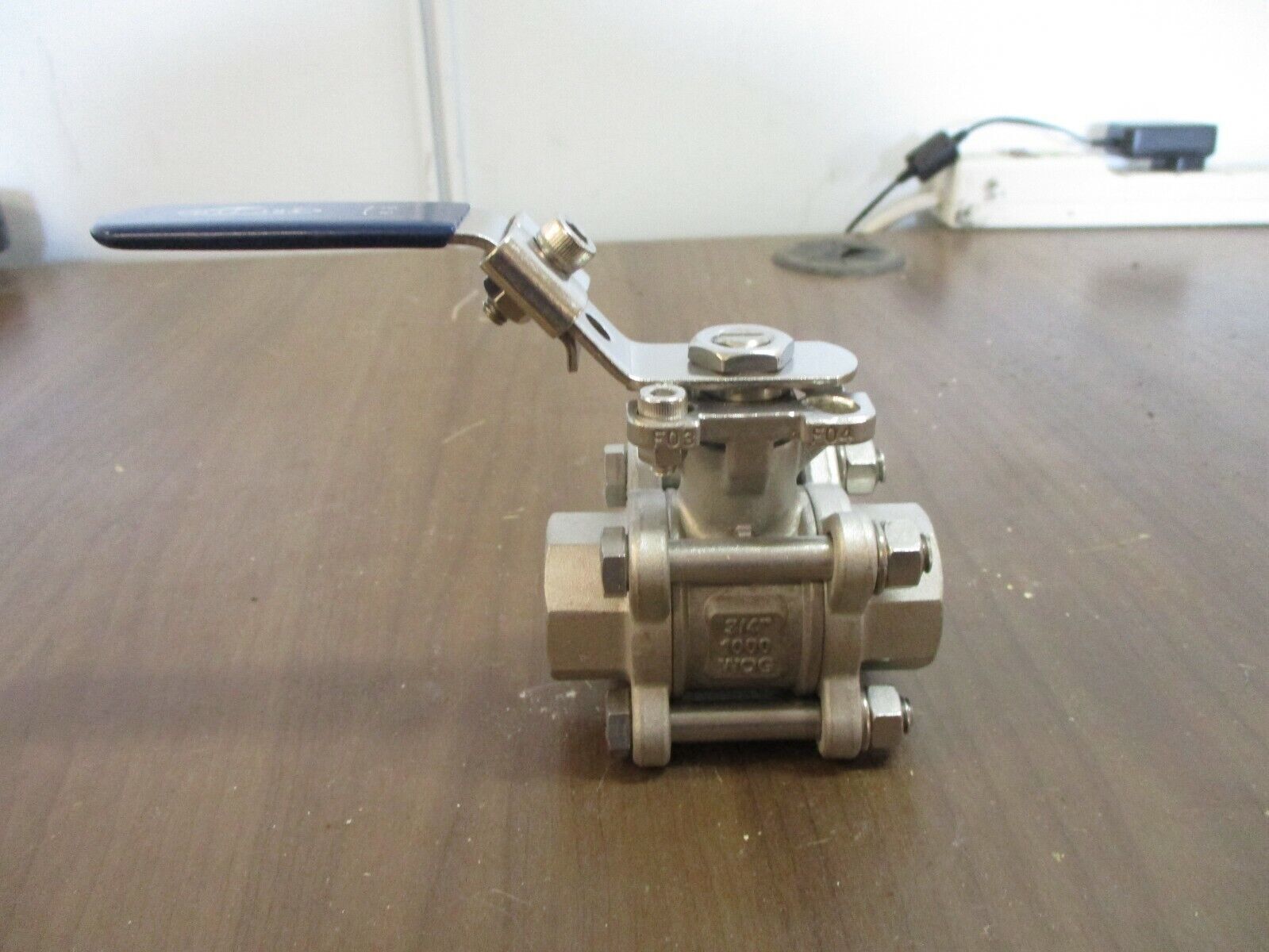 QSM Tru-Flo Stainless Steel Ball Valve Size: 3/4" 1000 WOG Used