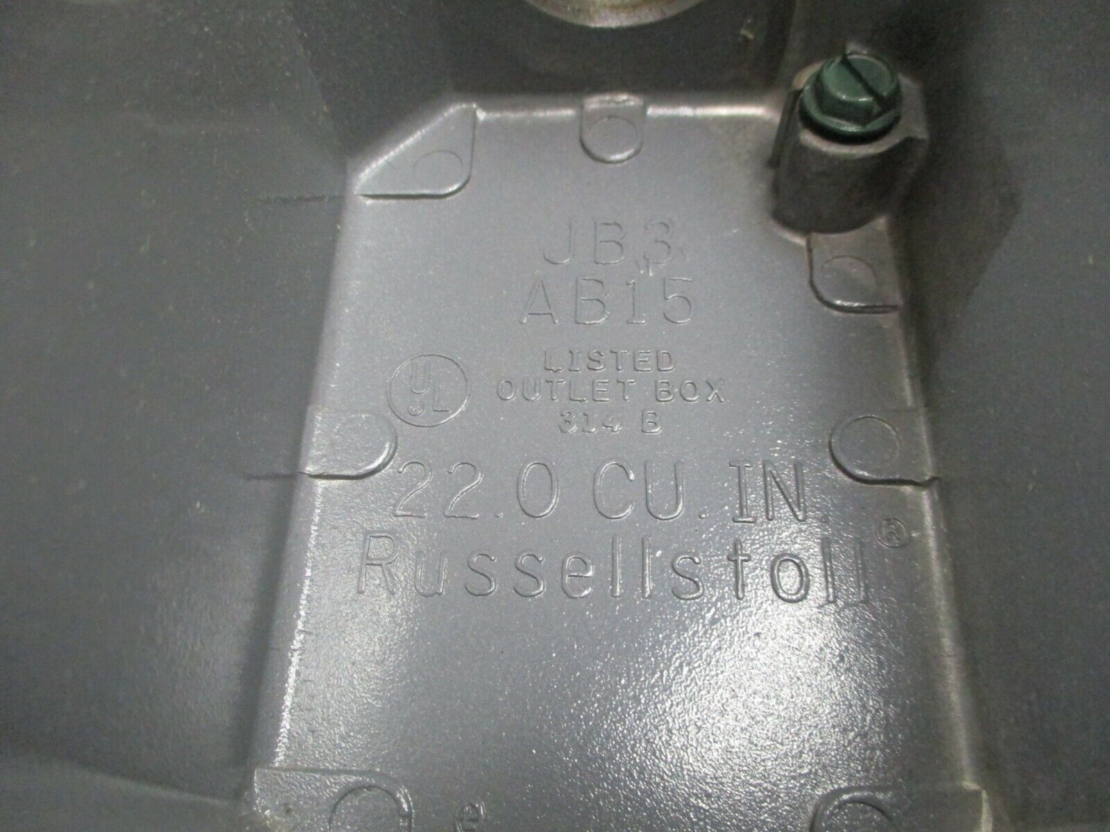 Russellstoll Junction Box JB3-B100 New Surplus