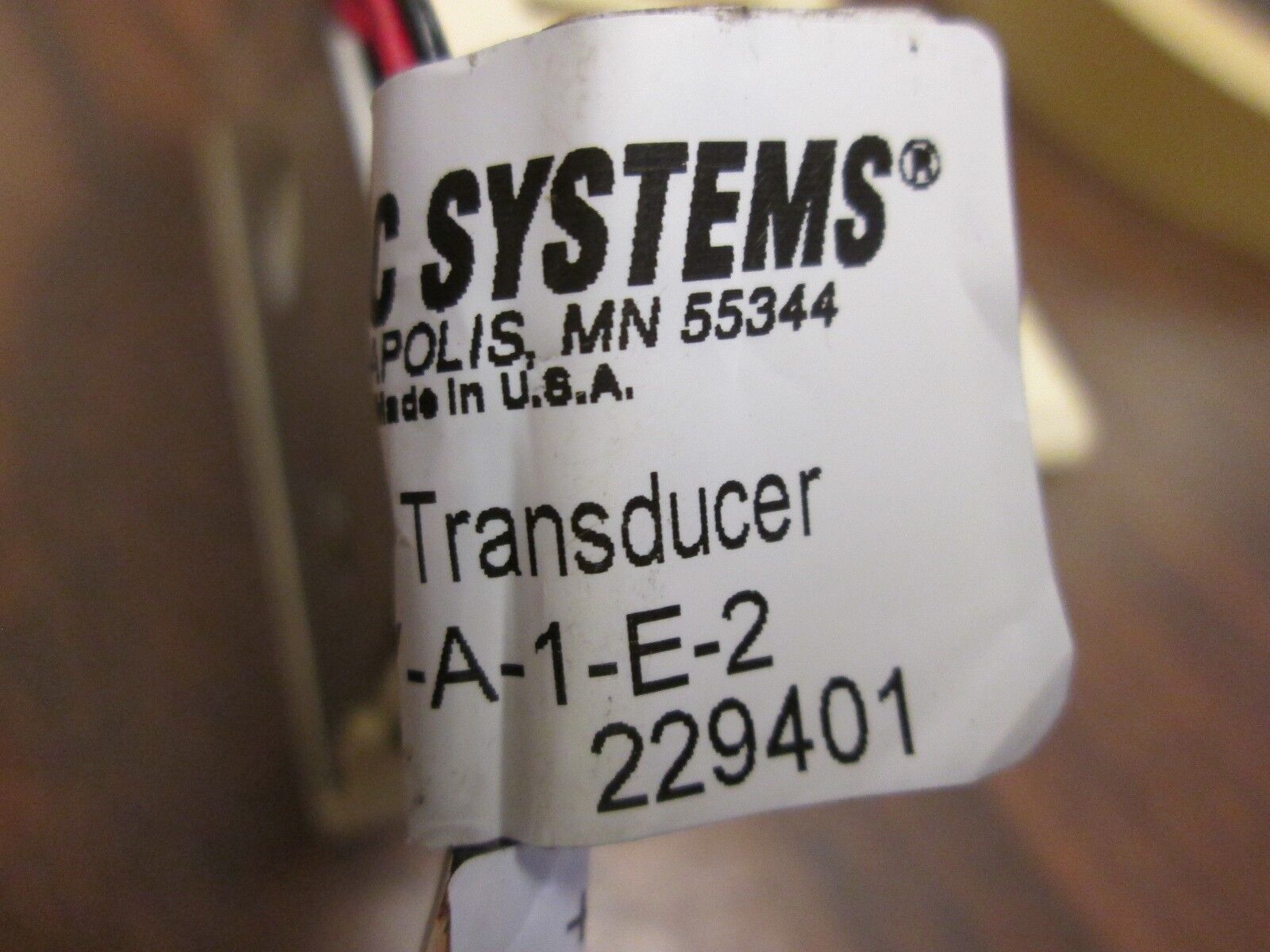 Mamac Temperature Transducer TE-211Y-A-1-E-2 *Cracked* Used