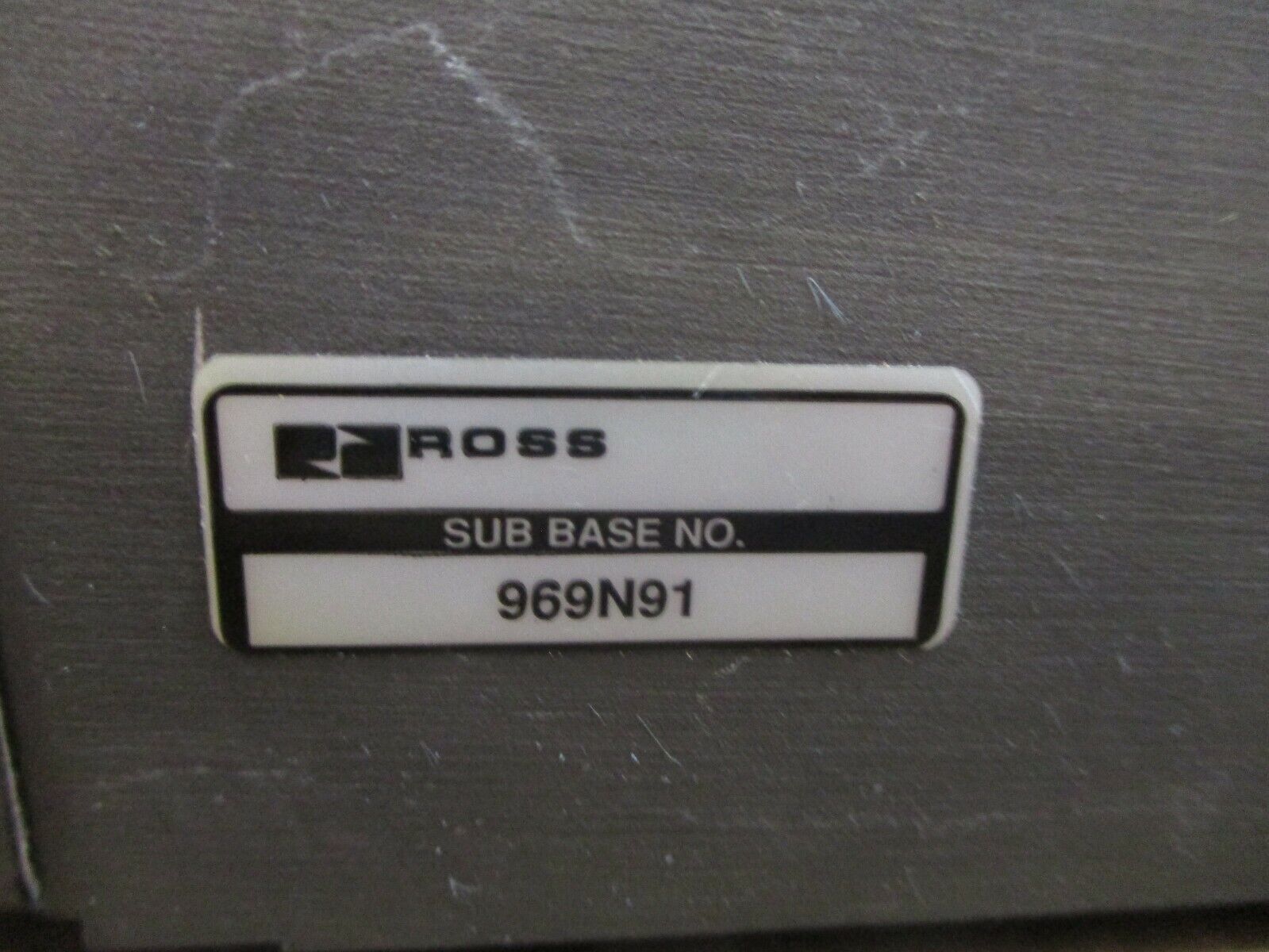 Ross Interposed Regulator 969N91 New Surplus