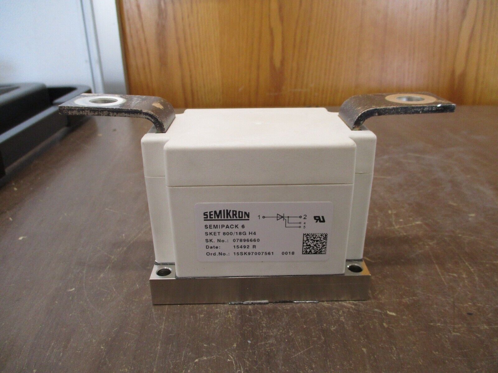 Semikron Semipack 6 Thyristor Module SKET 800/18G H4 Used