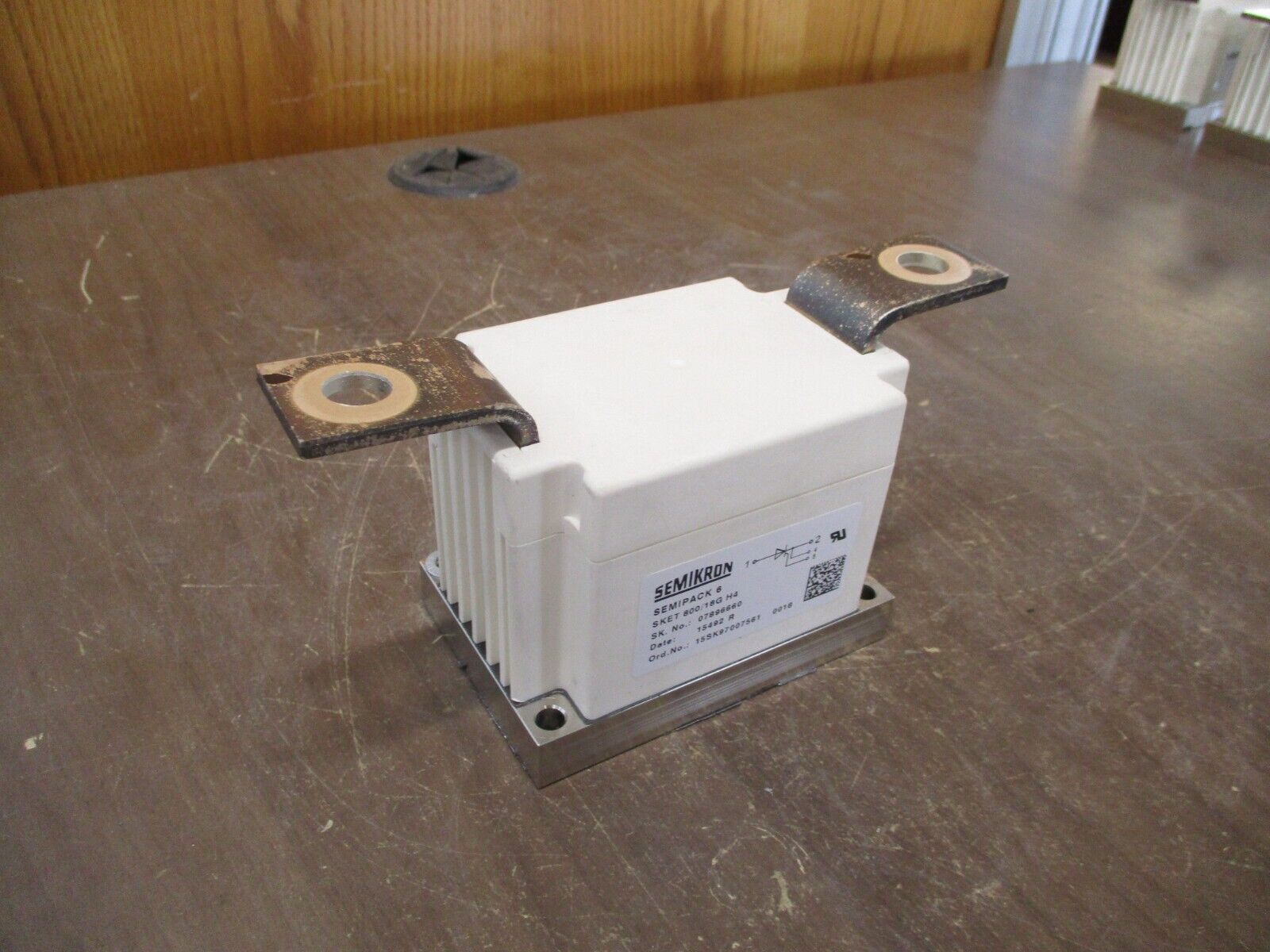 Semikron Semipack 6 Thyristor Module SKET 800/18G H4 Used