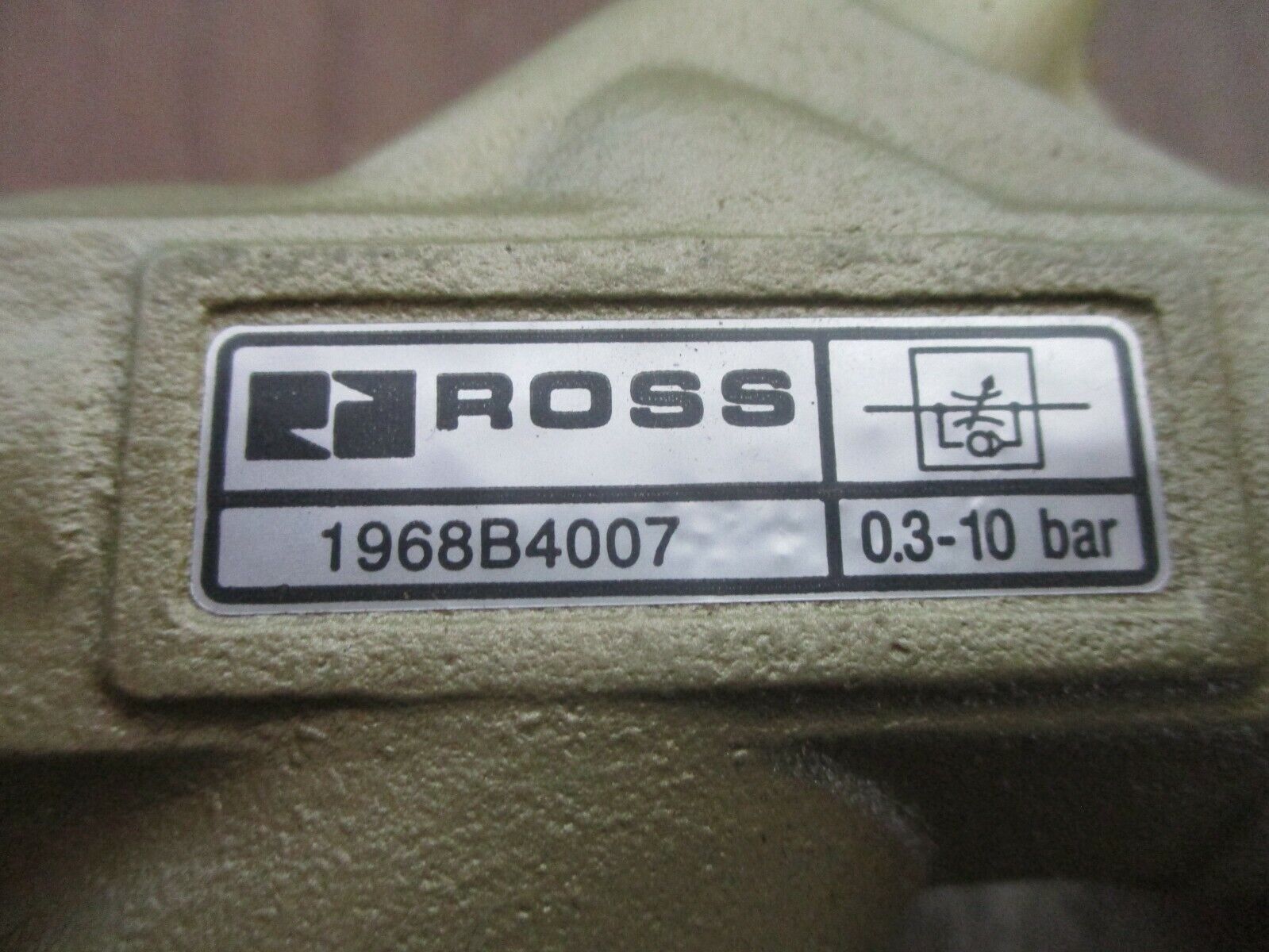 Ross Flow Control Valve 1968B4007 0.3-10 bar *No Box* New Surplus