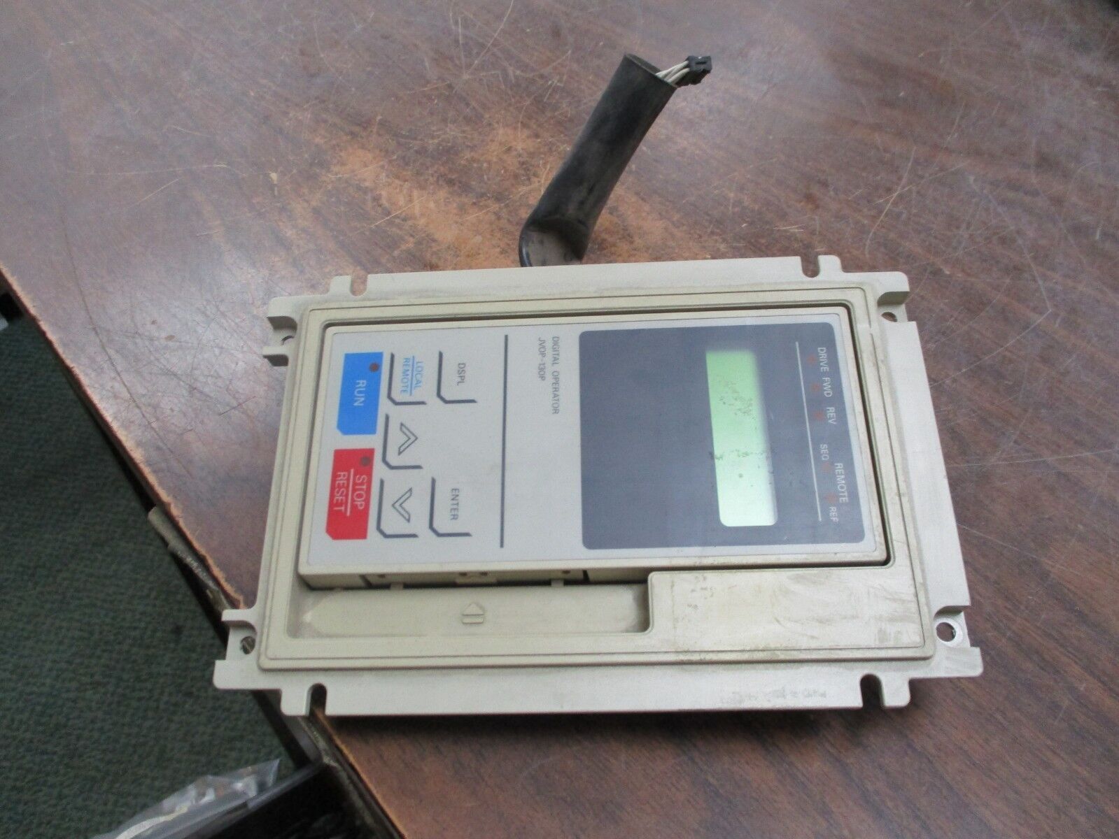 Yaskawa Digital Operator Keypad JVOP-130P With Cover Plate Used