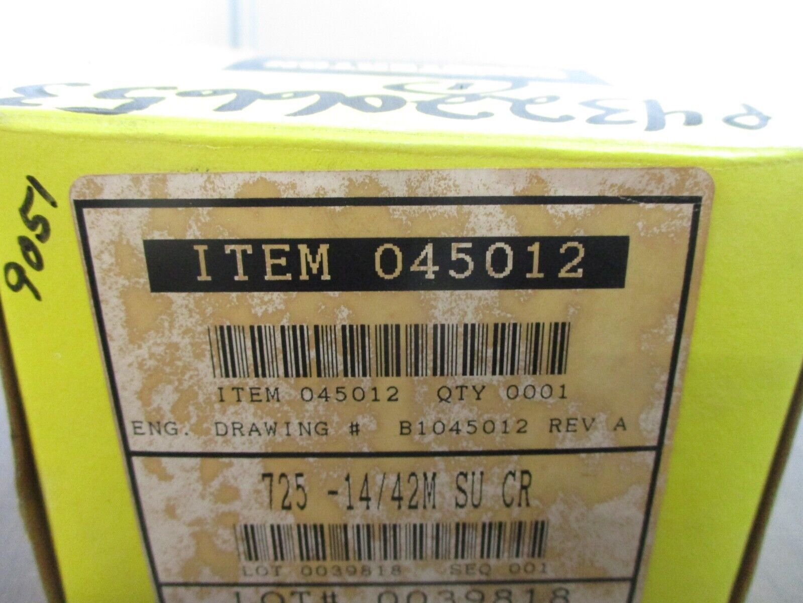 Chesterton Seal Kit 045012 725-14/42M SU CR New Surplus