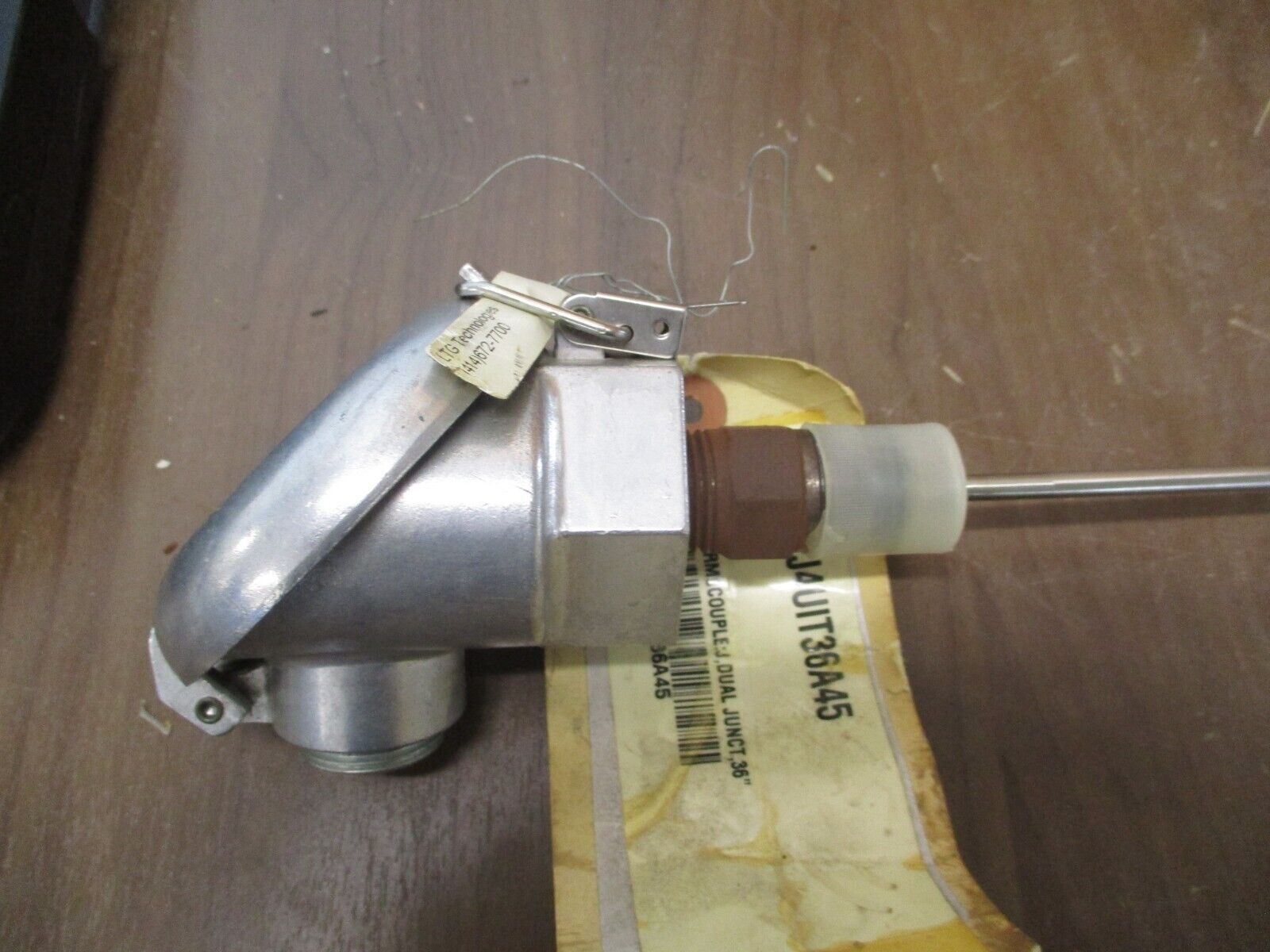 LTG Thermocouple MTJ4UIT36A45 Type J Probe: 36" *No Box* New Surplus