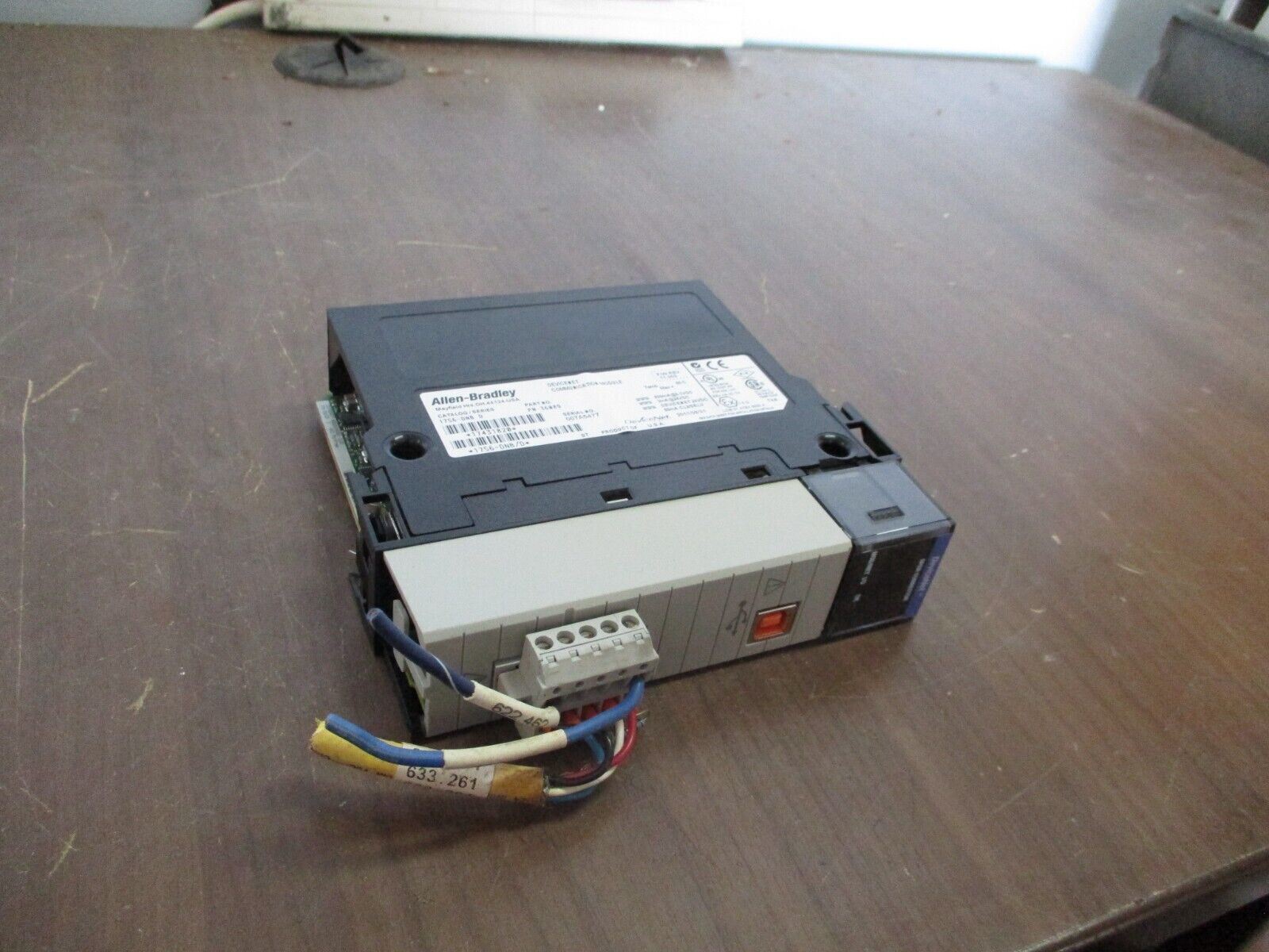 Allen-Bradley DeviceNet Comm. Module 1756-DNB Ser. D F/W Rev. 11.003 Used