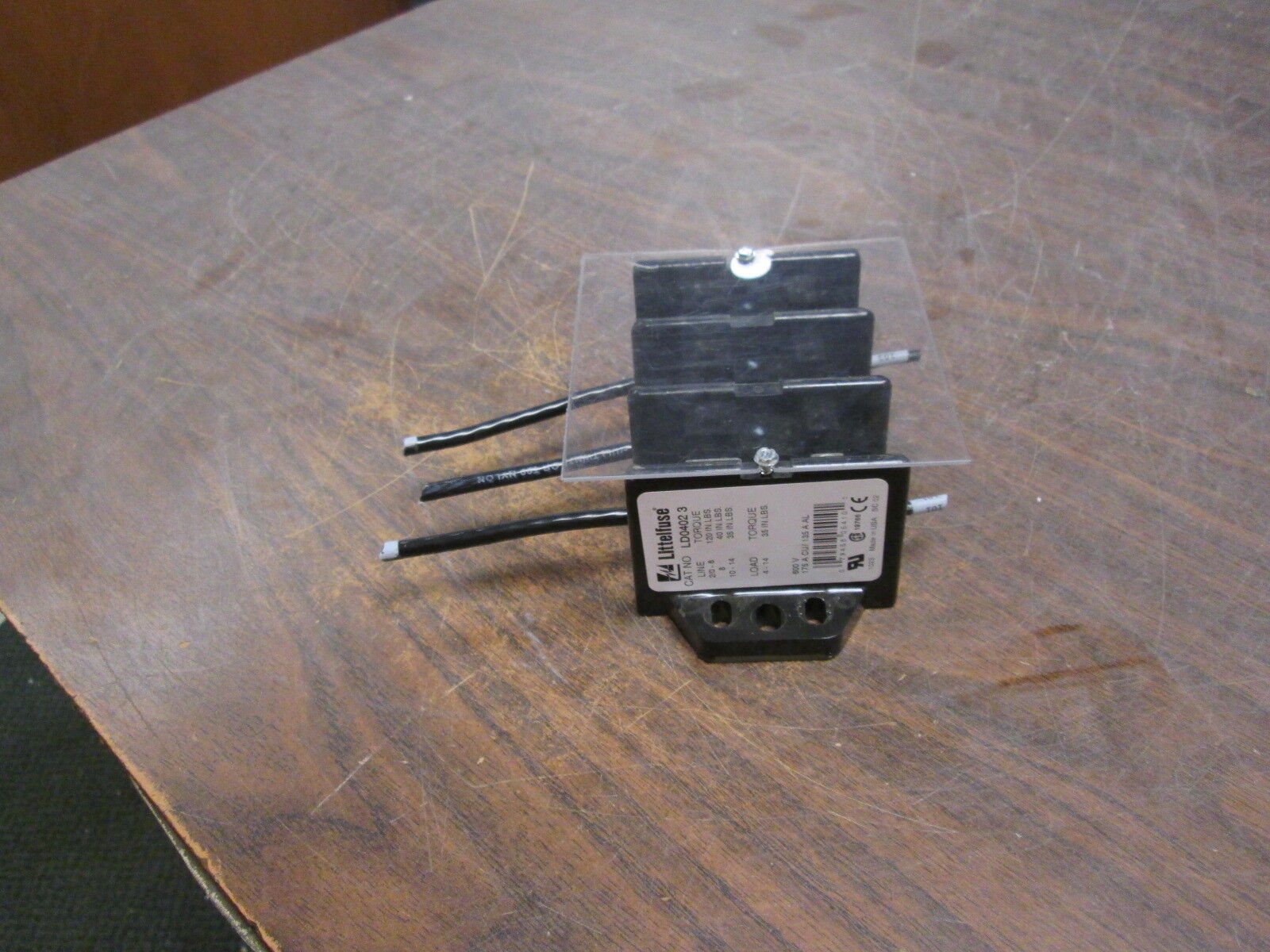 Littelfuse Power Distribution Block LD0402 3 175A 600V 3P Used