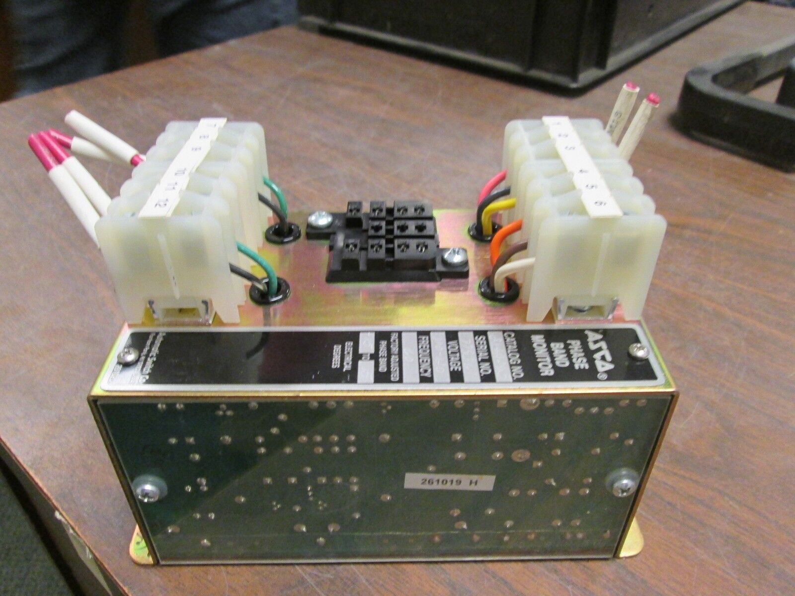 ASCO Phase Band Monitor 214A265 110-120V 60 Hz Phase Band: -15 to 15 Used