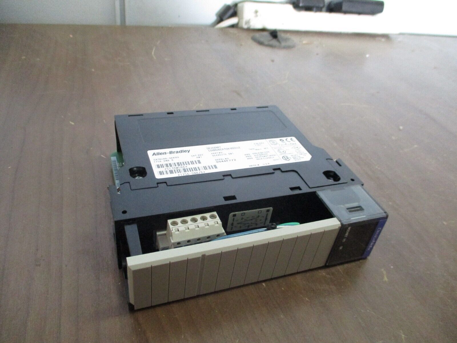 Allen-Bradley DeviceNet Comm. Module 1756-DNB Ser. B Rev: H01 F/W Rev. 7.001