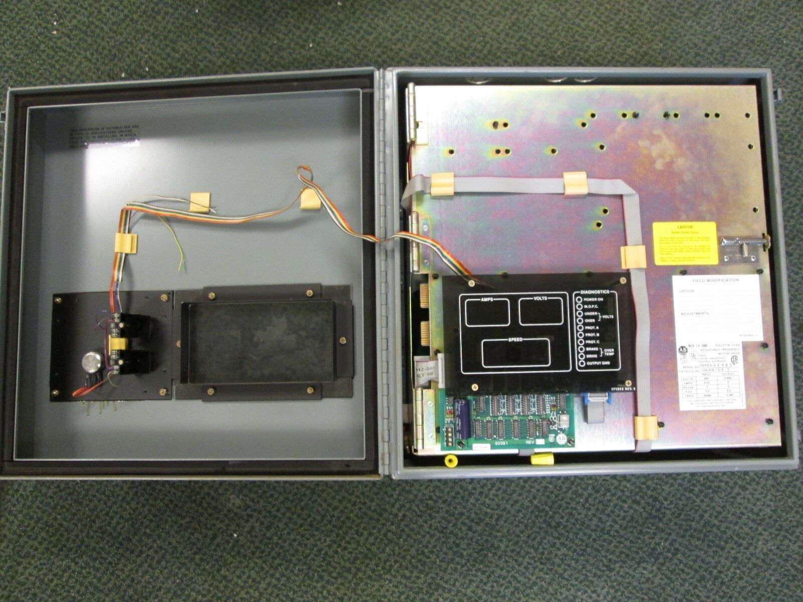 Allen-Bradley 1334 AC Drive 1334-BJB-N4-T 3Hp Used