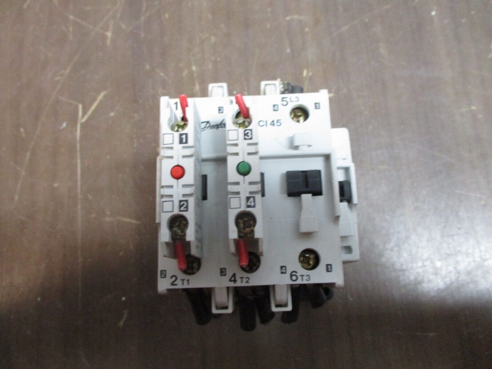 Danfoss Contactor CI 45 110-120V Coil 80A 600V w/ (2) Aux Contact Used