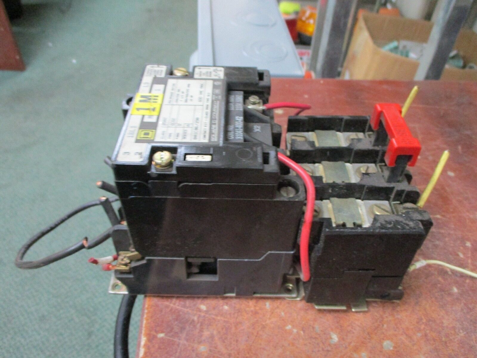 Square D Size 1 Starter 8502 SCO2 120V Coil 600V Used