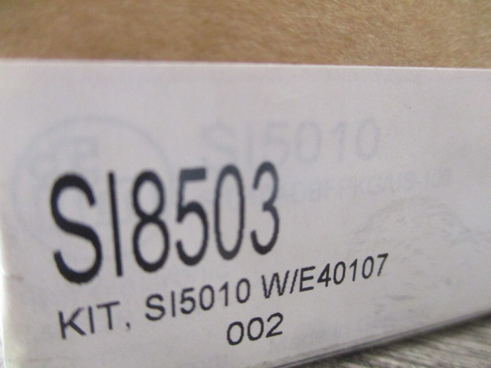 ifm Flow Monitor Kit SI8503 SI5010 w/ E40107 New Surplus