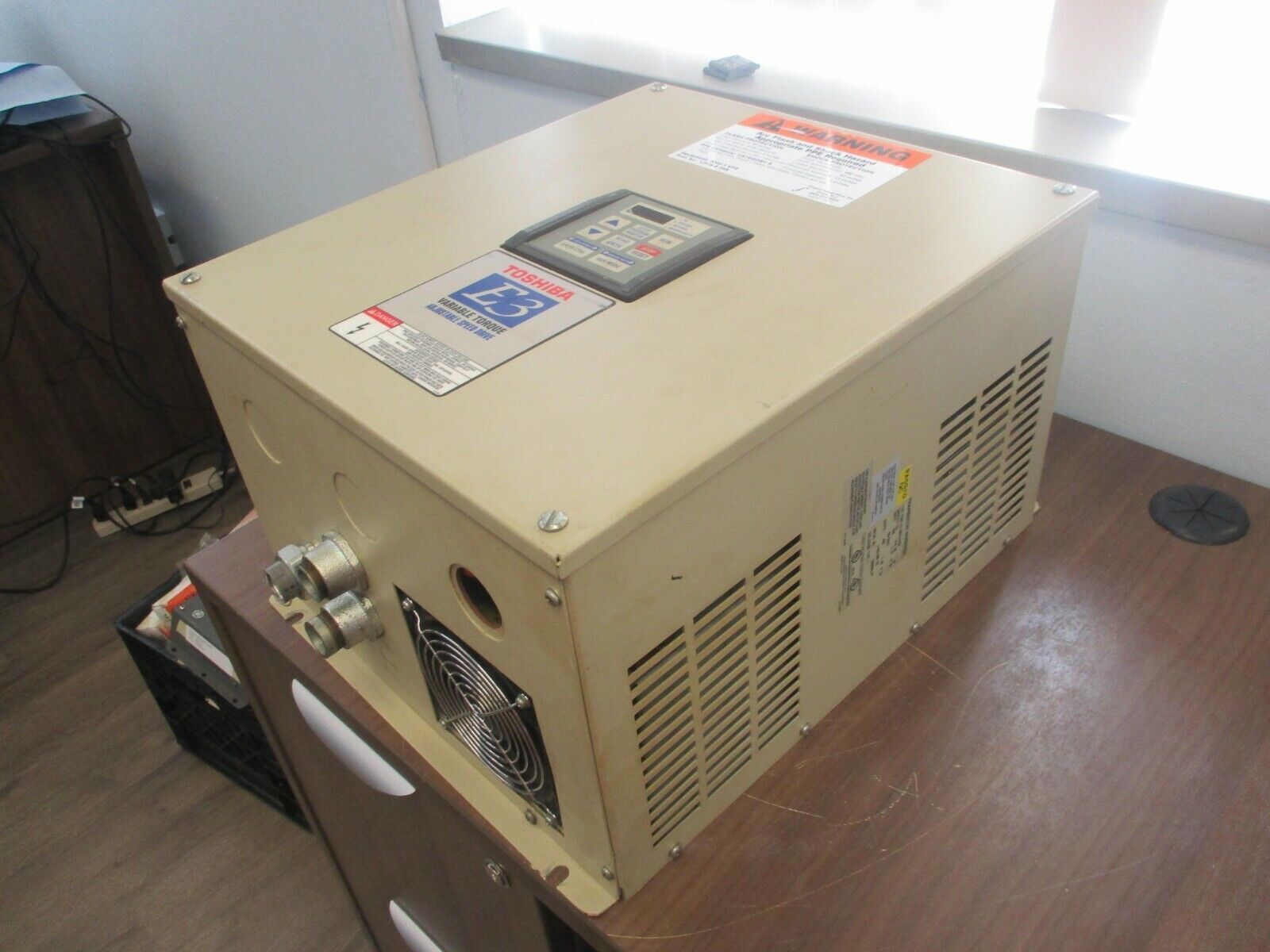 Toshiba E3 AC Drive VT130E3U4330 30HP 3Ph Used