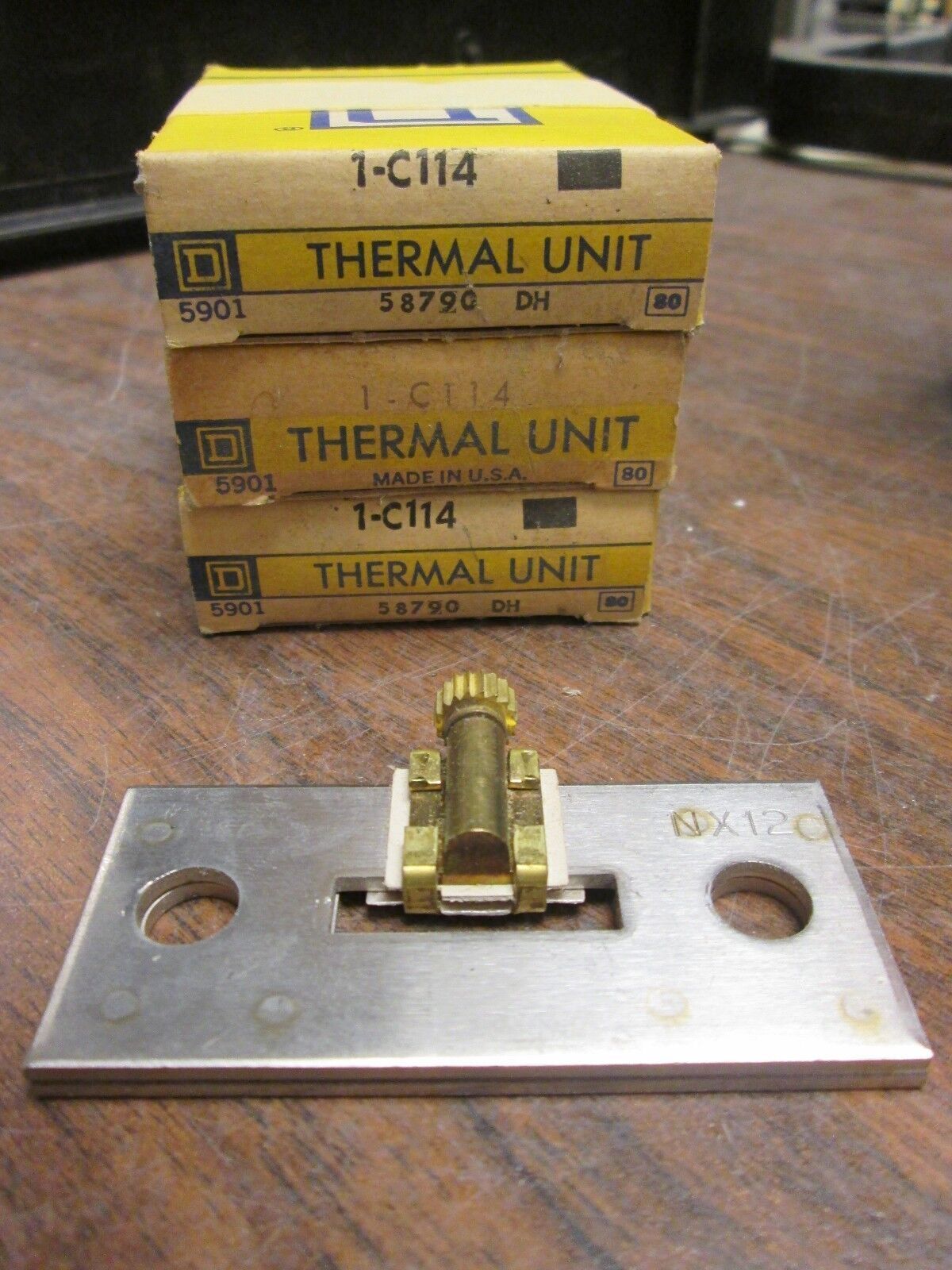 Square D Overload Relay Thermal Unit C114 Lot of 3 New Surplus
