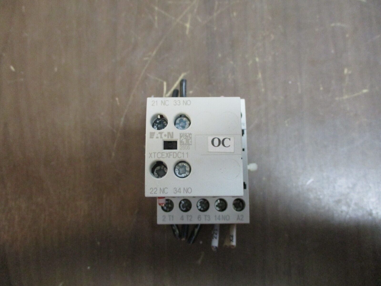 Eaton Contactor XTCE007B10 120V Coil 20A 600V w/ Aux Contact Block Used