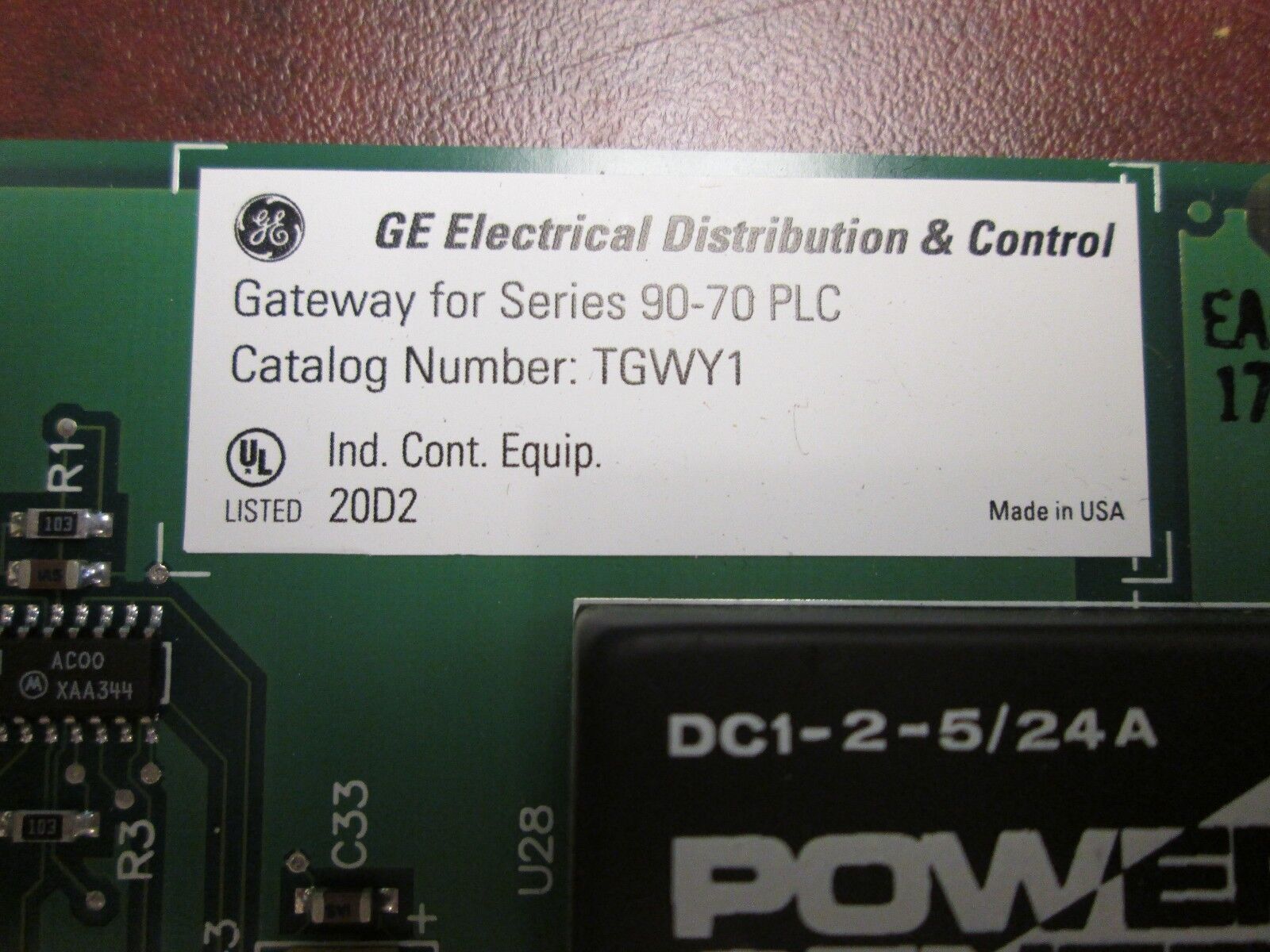 GE Power Leader Gateway TGWY1 Gateway for series 90-70 PLC