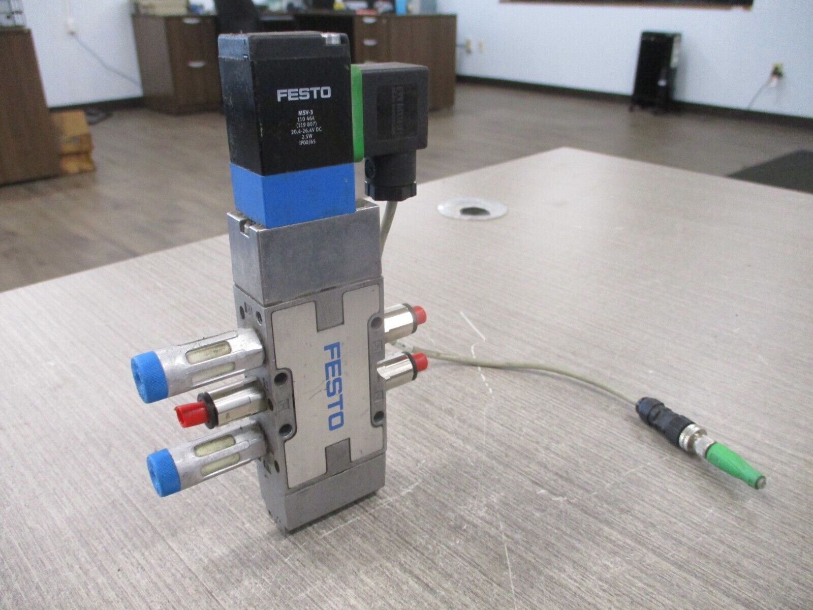 Festo Solenoid Valve MVH-5-1/8-L-B 40-145PSI Used