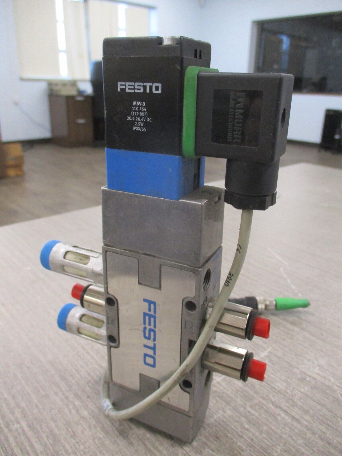 Festo Solenoid Valve MVH-5-1/8-L-B 40-145PSI Used