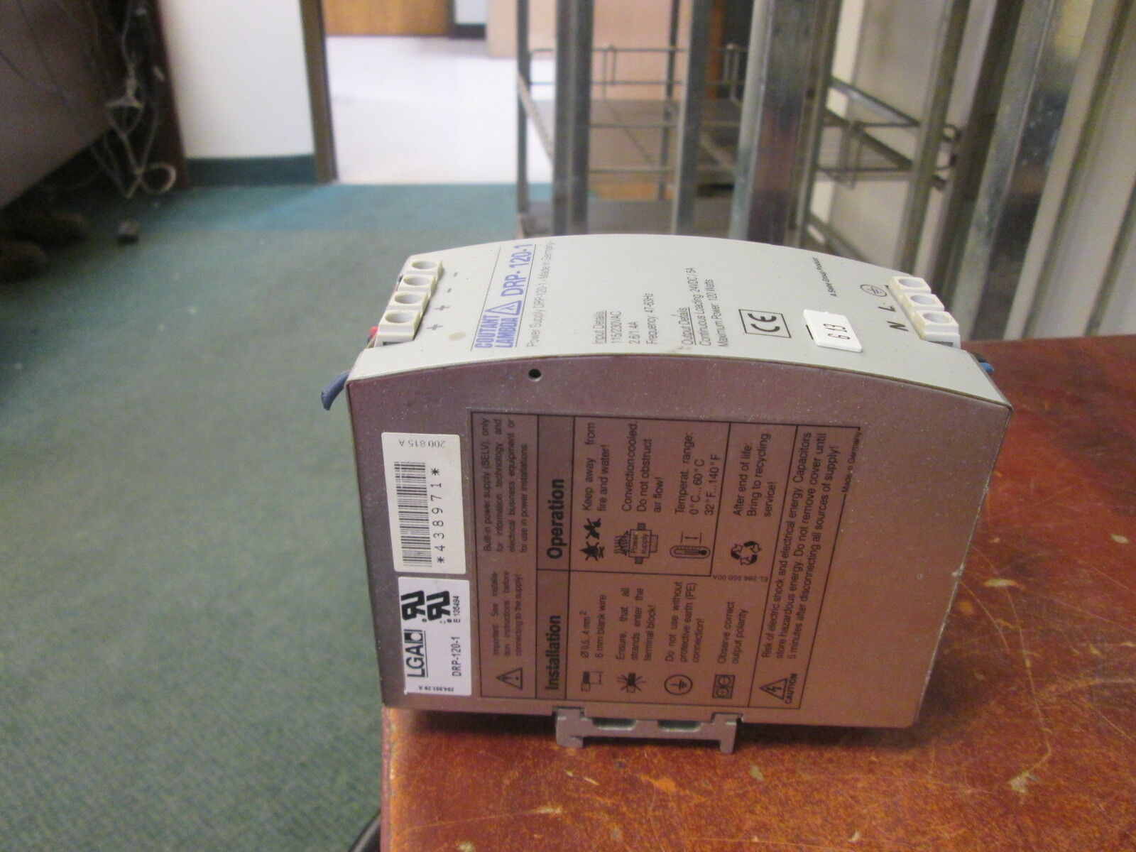 Coutant Lambda Power Supply DRP-120-1 Used