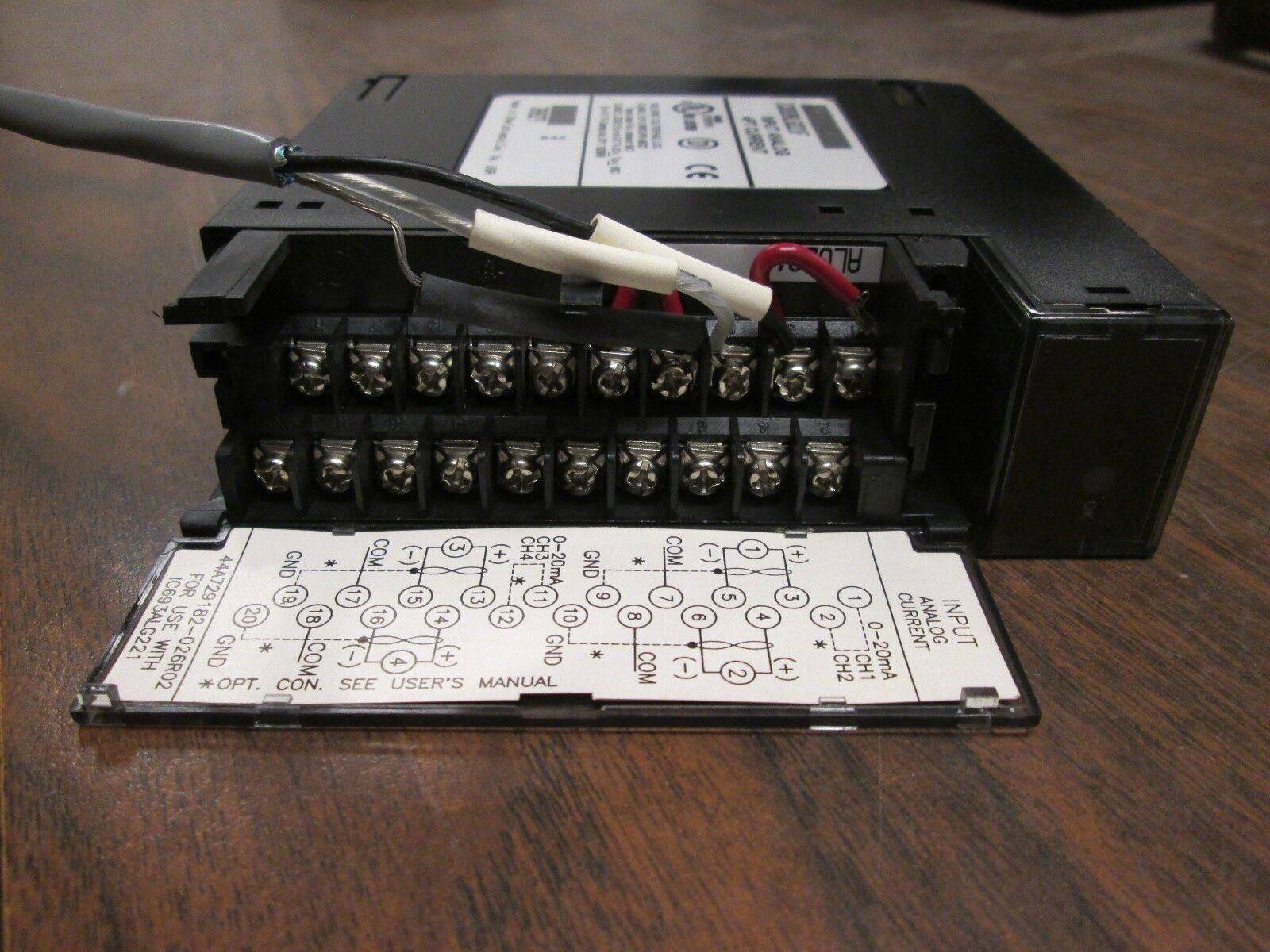 GE Fanuc Analog Input IC693ALG221F 4PT Current 4 to 20 mA 24VDC Used