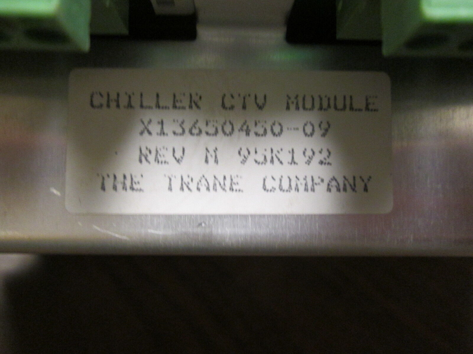 Trane Chiller CTV Module X1360450-09 Rev M Used