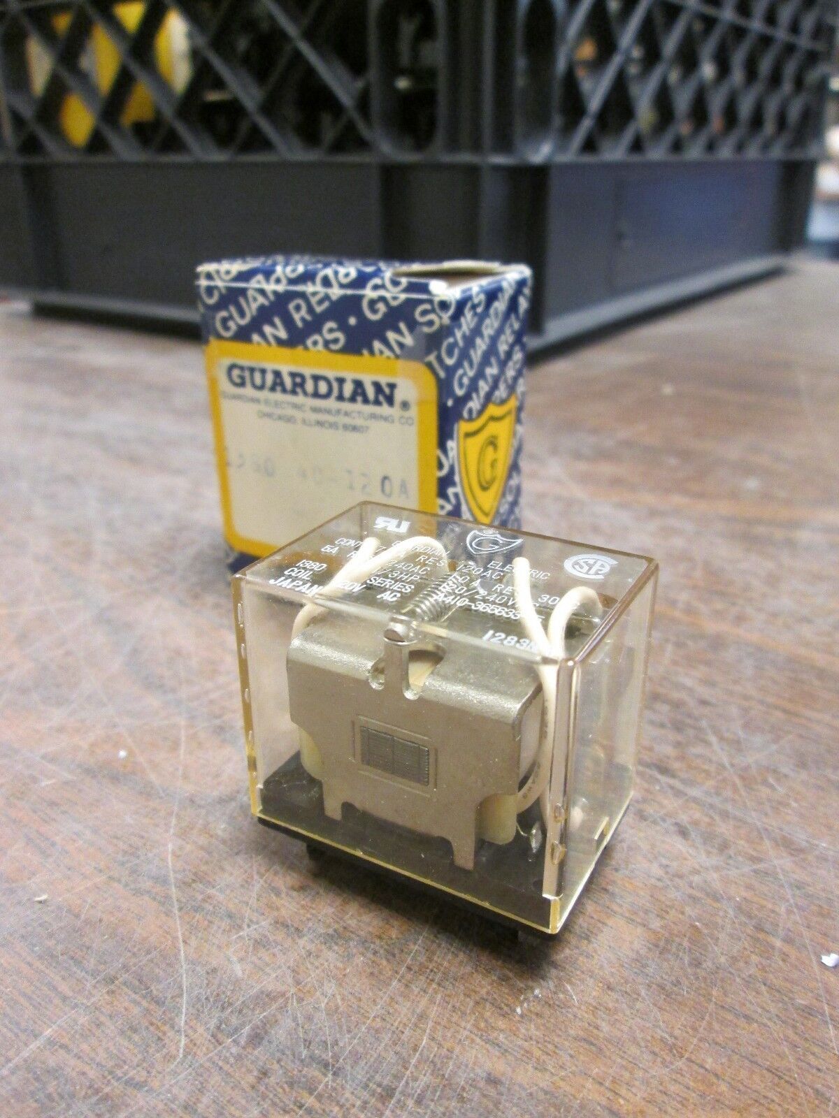 Guardian Relay 1380 4C-120A 10A 120VAC New Surplus