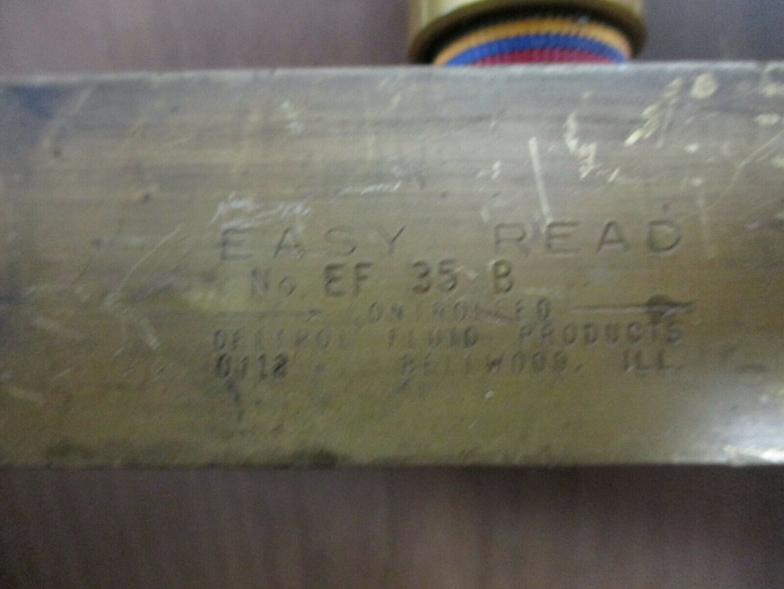 Deltrol Easy Read Flow Control Valve EF 35 B Used