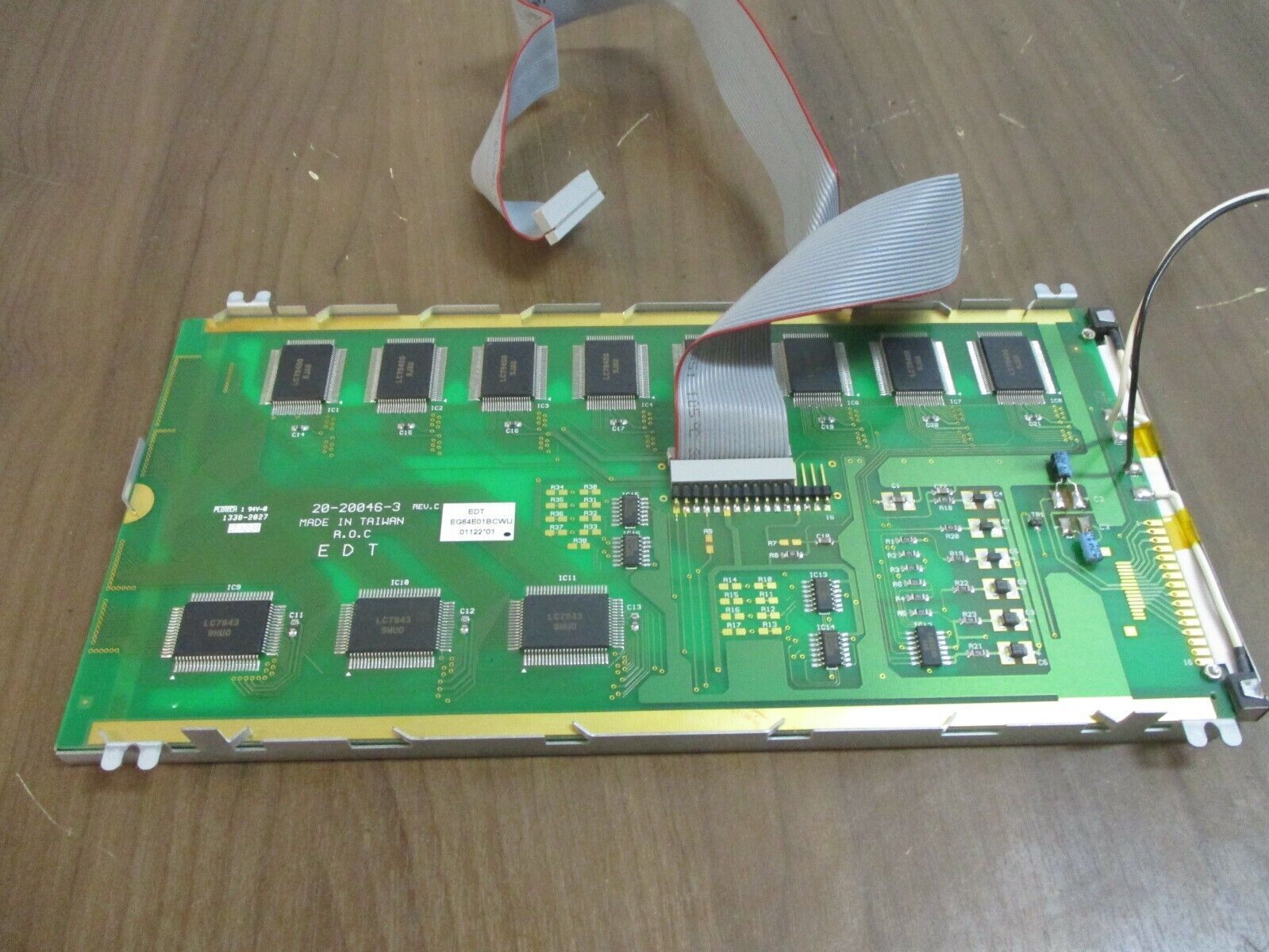 EDT LCD Panel 20-20046-3 Rev. C Used