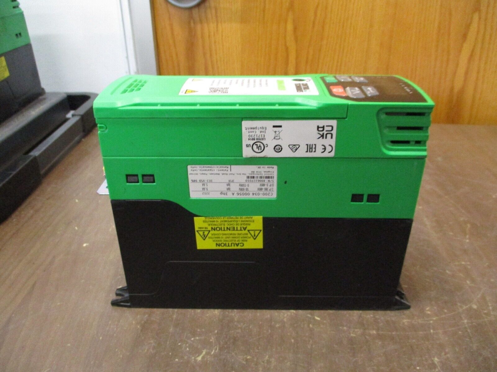 Control Techniques Commander AC Drive C200-034 00056 A 3HP 3Ph Used