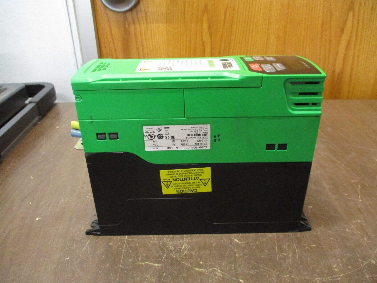 Control Techniques Commander AC Drive C200-034 00056 A 3HP 3Ph Used
