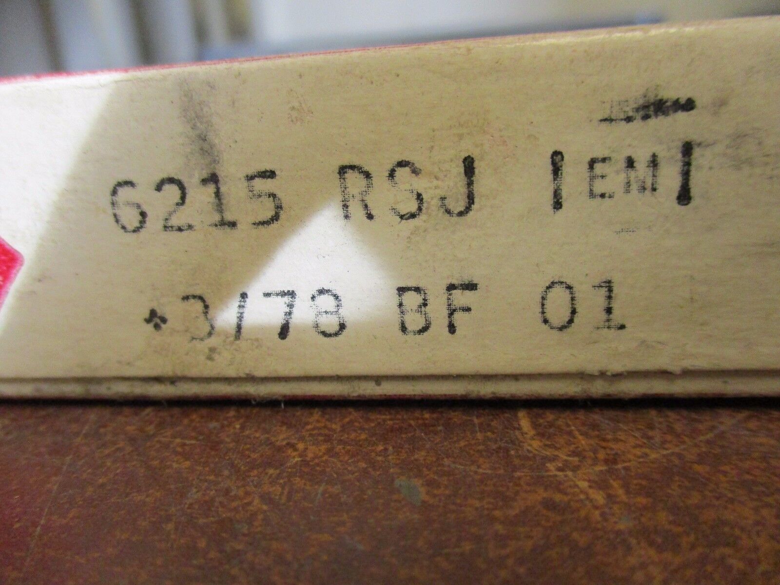 SKF Ball Bearing 6215 RSJ New Surplus