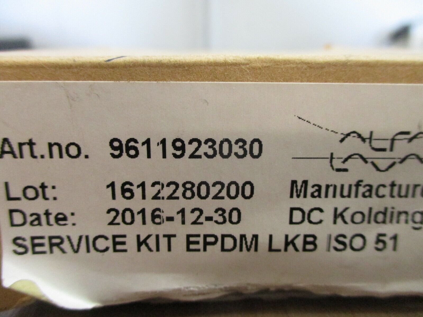 Alfa Laval Pump Service Kit 9611923030 New Surplus